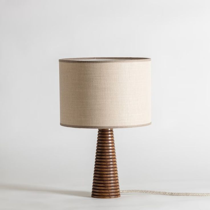 Strata Artisan Wooden Table Lamp