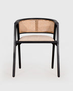 Modern Cane-Back Accent Chair