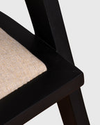 Modern Cane-Back Accent Chair