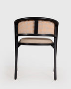 Modern Cane-Back Accent Chair
