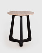 Noir Stone Side Table