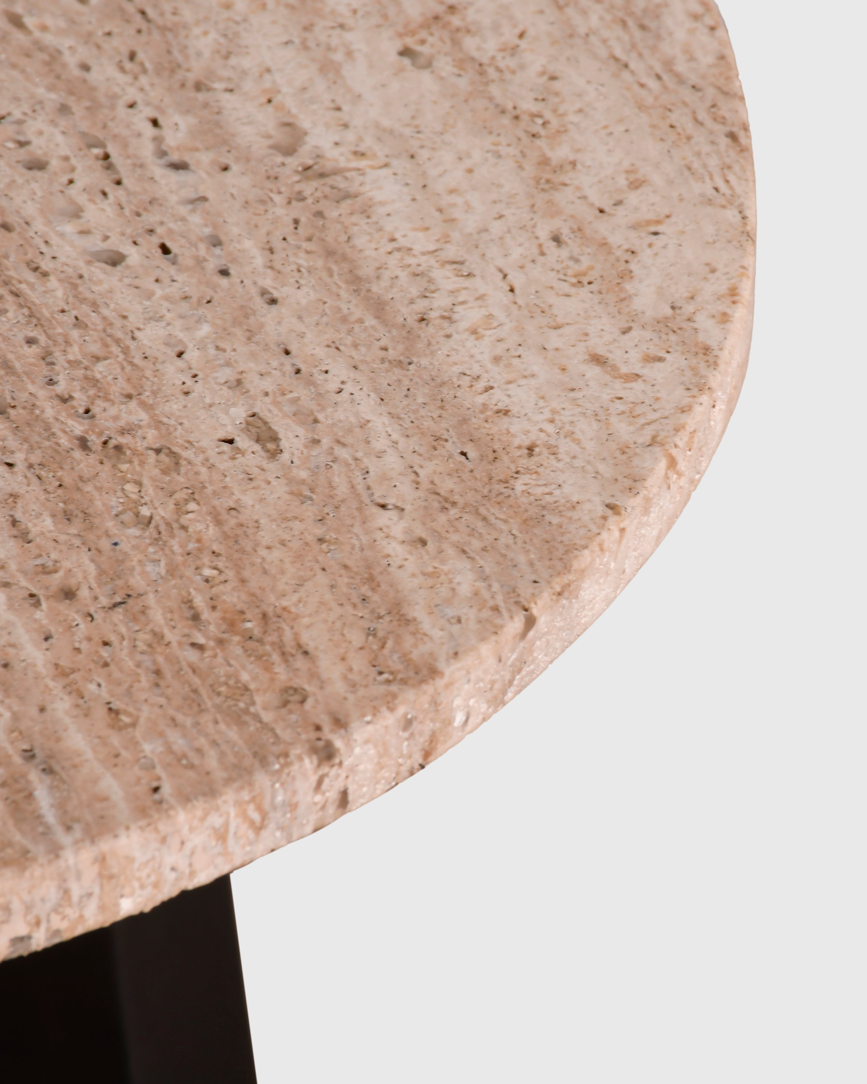 Noir Stone Side Table