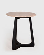 Noir Stone Side Table