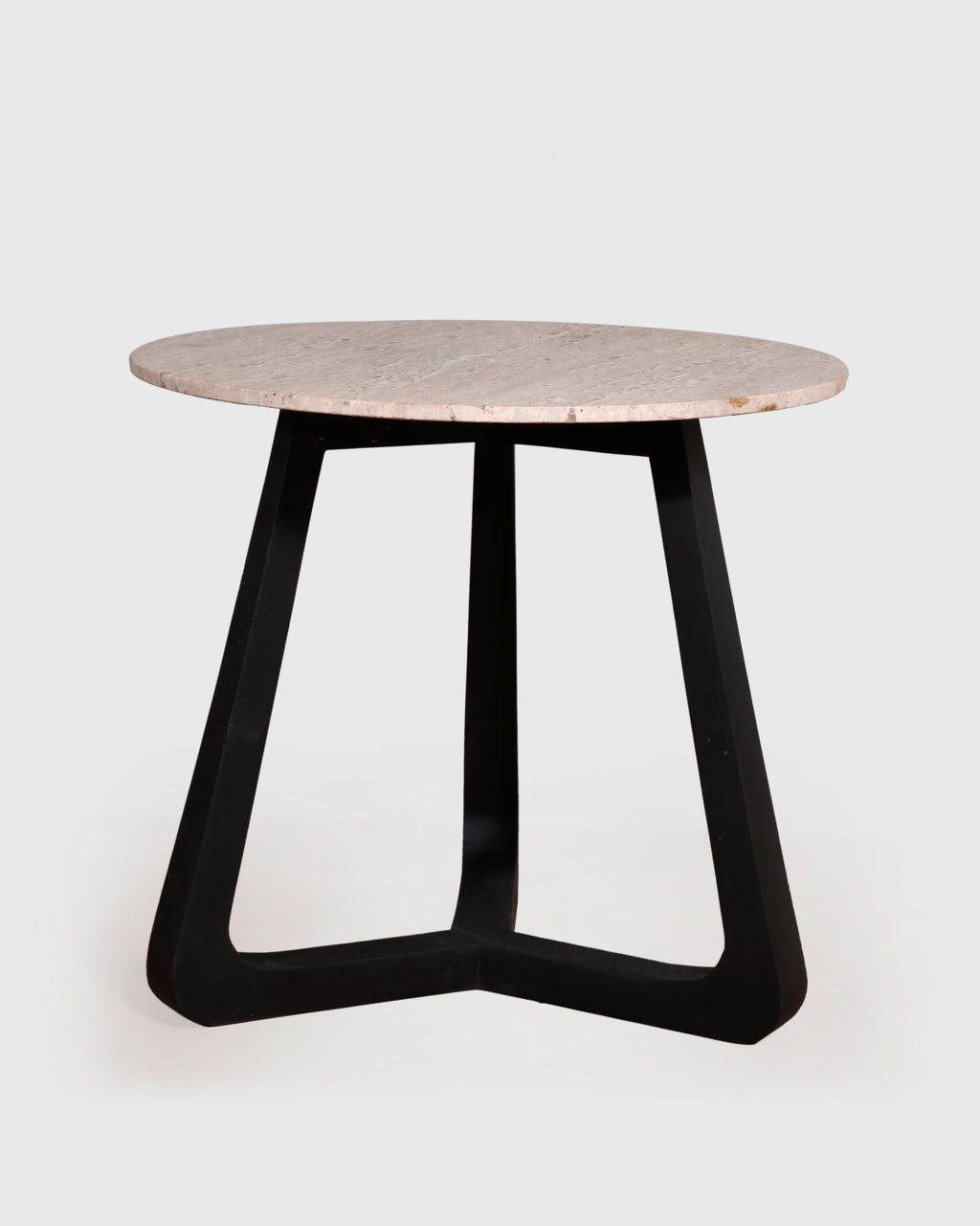 Trilo Stone-Top Side Table