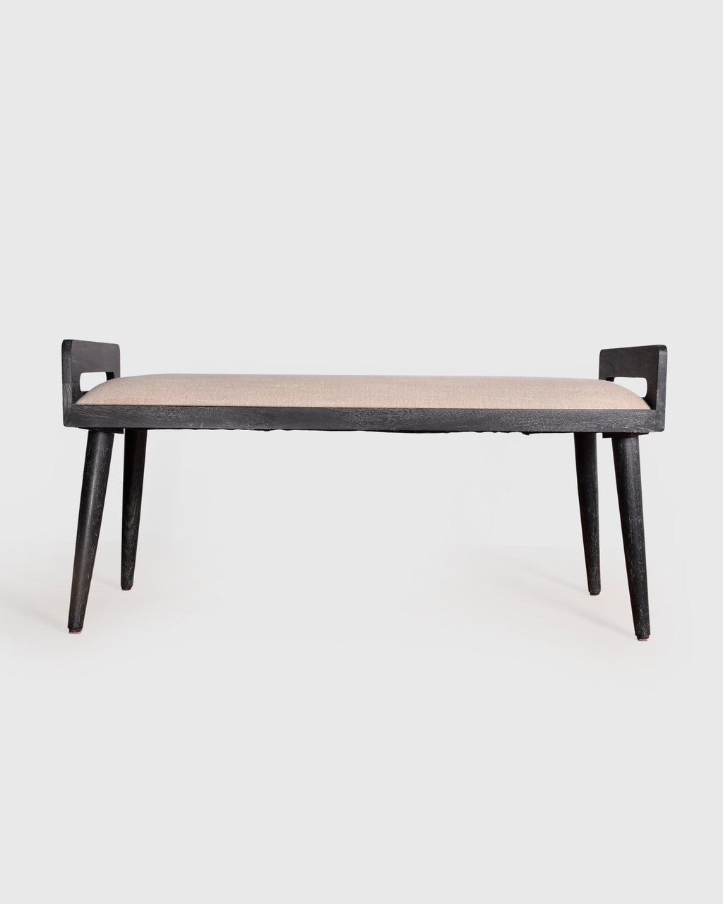Contemporary Wooden Upholstered Bench