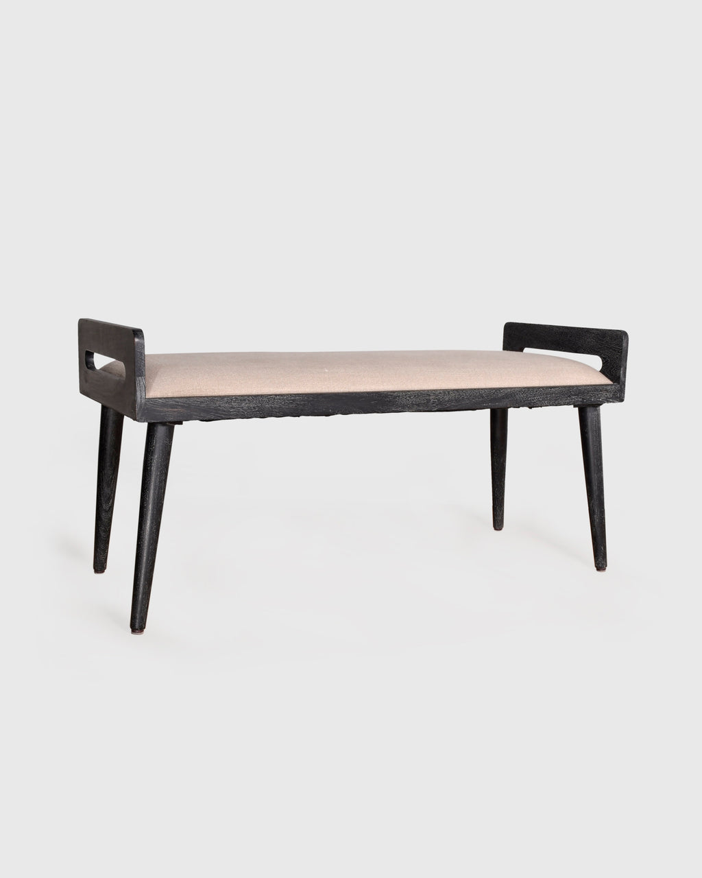 Contemporary Wooden Upholstered Bench