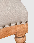 Classic Beige Tufted Loveseat