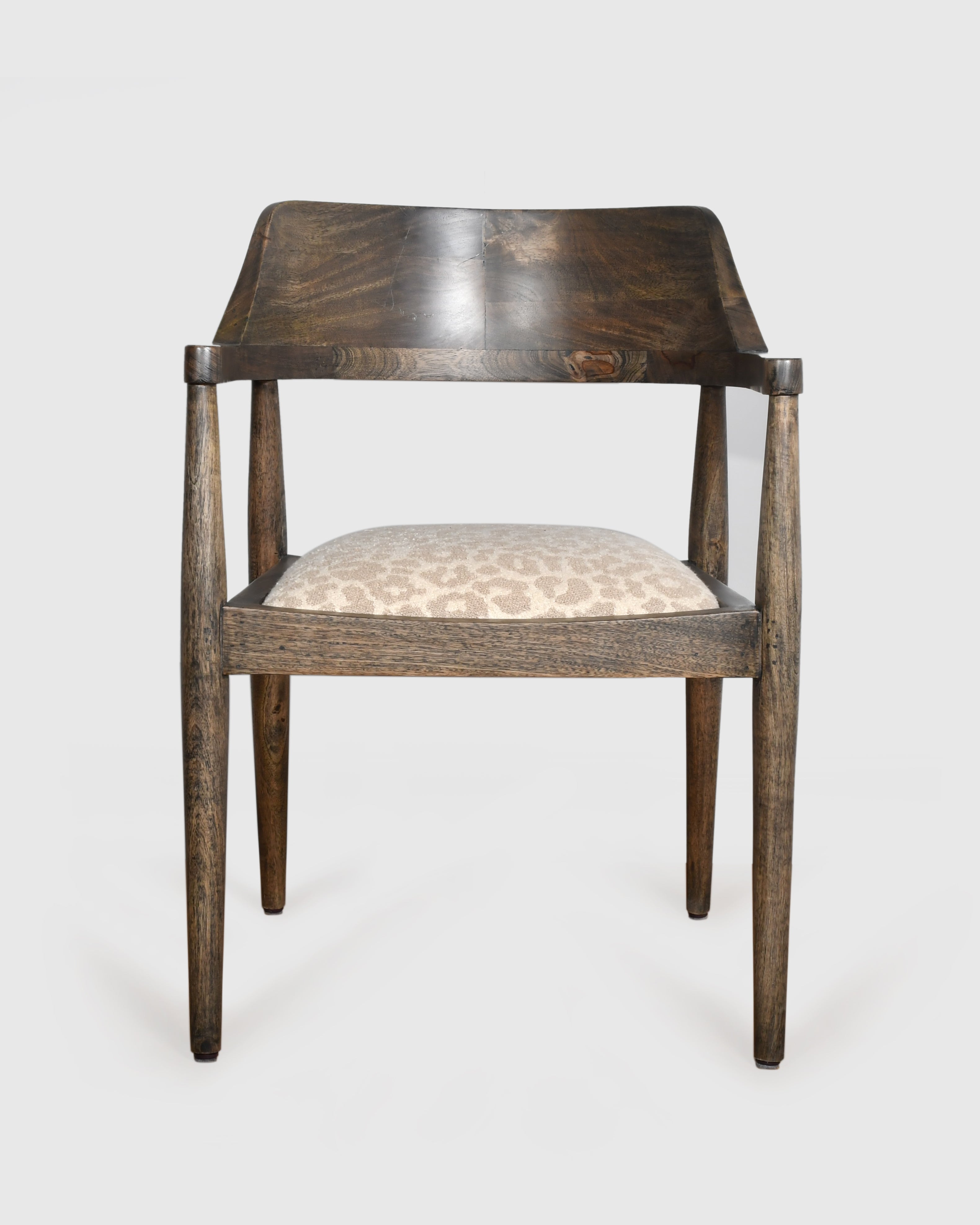 Mid-Century Modern Wooden Armchair