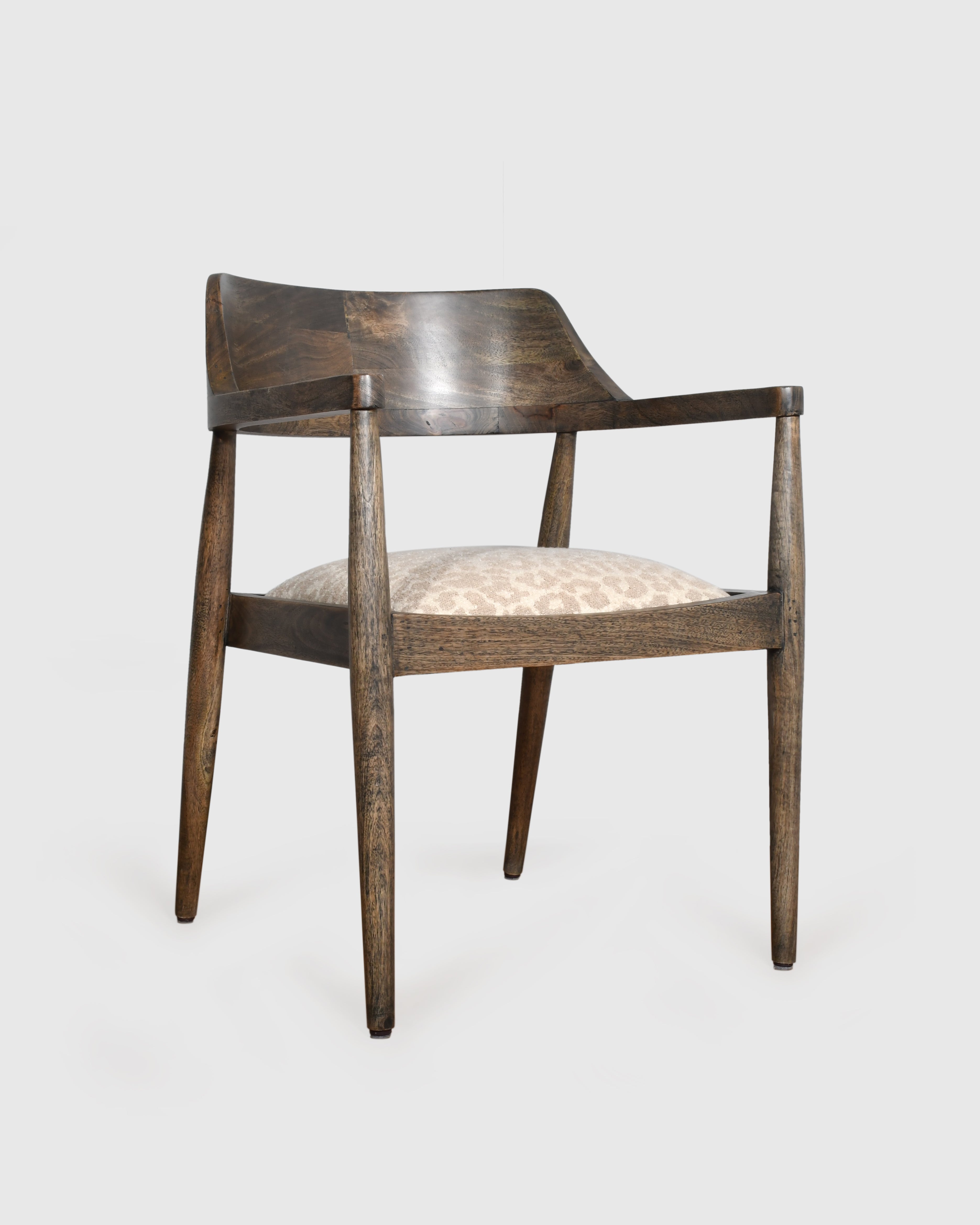 Mid-Century Modern Wooden Armchair
