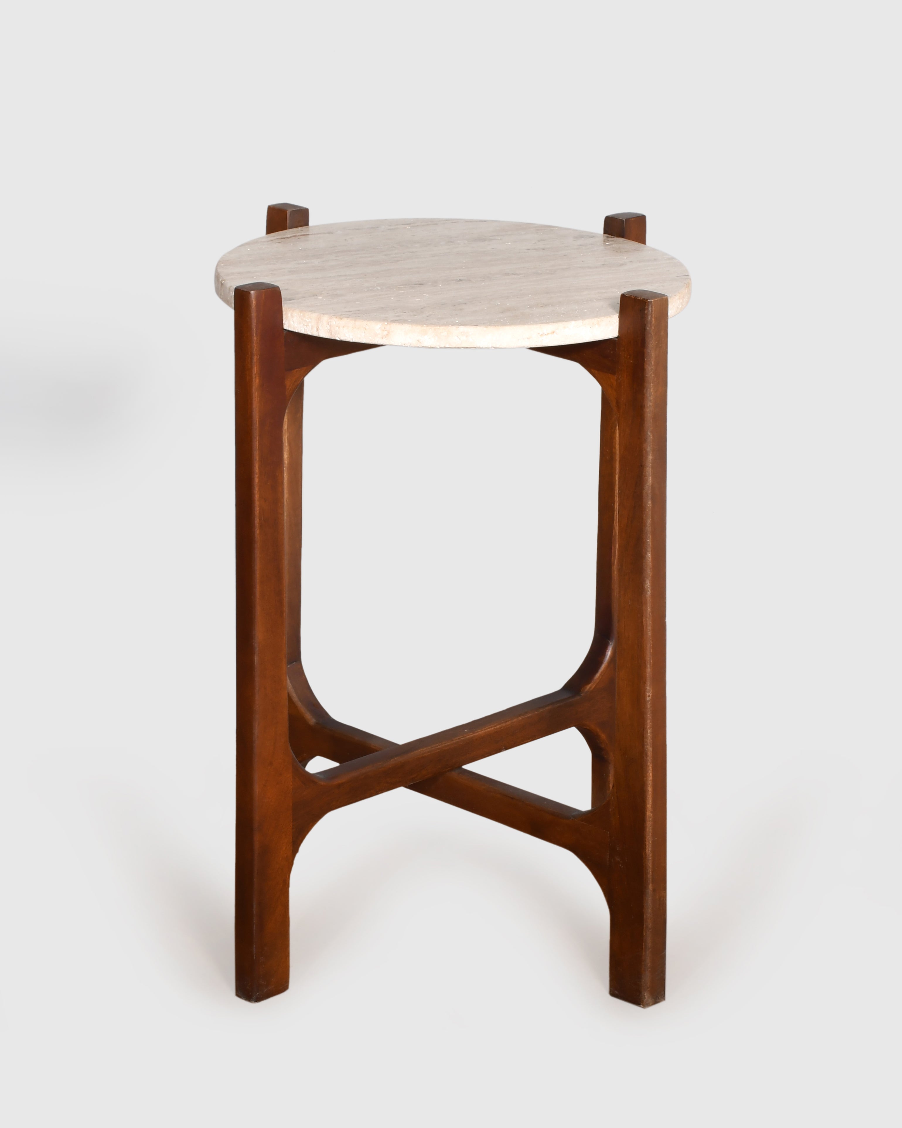Arco Marble-Top Side Table