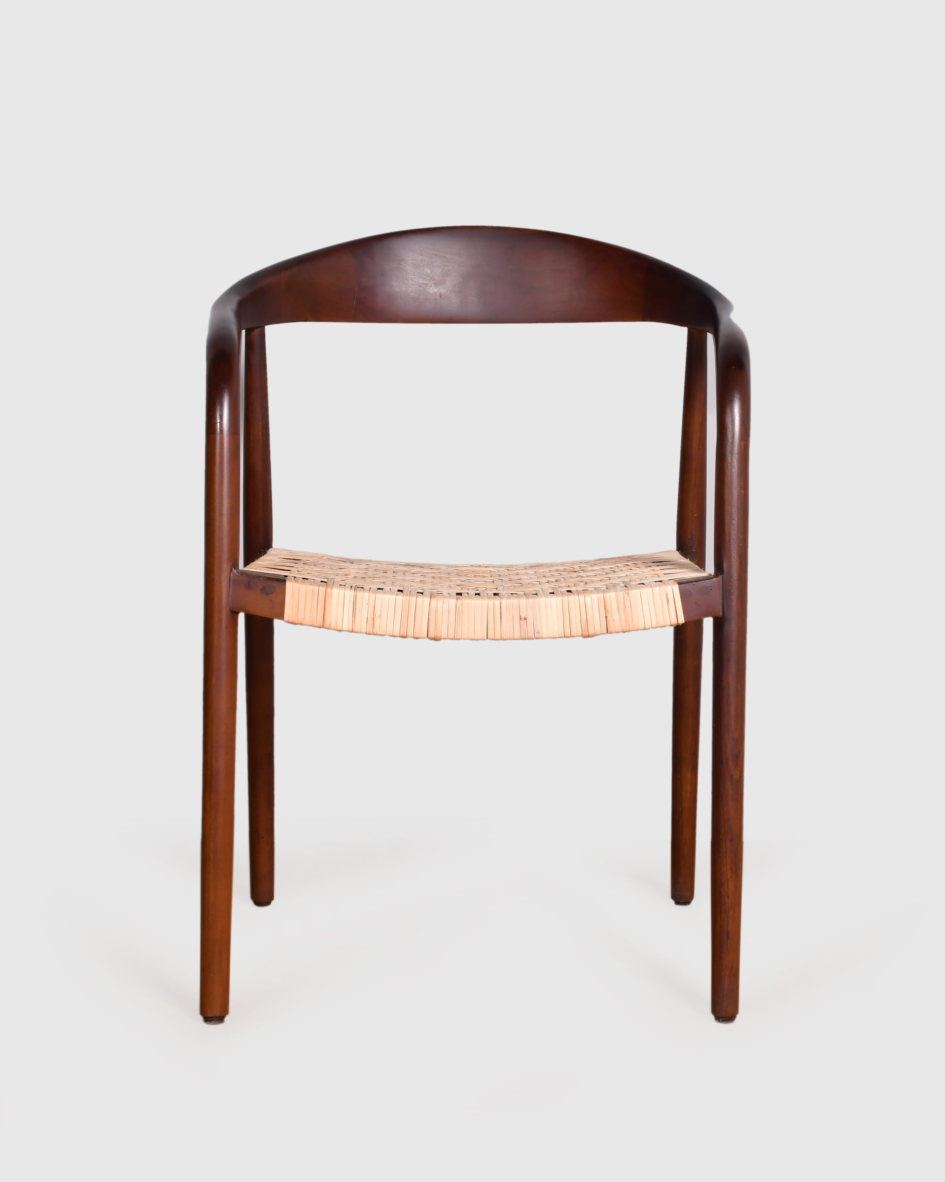Arc Cane Weave Chair