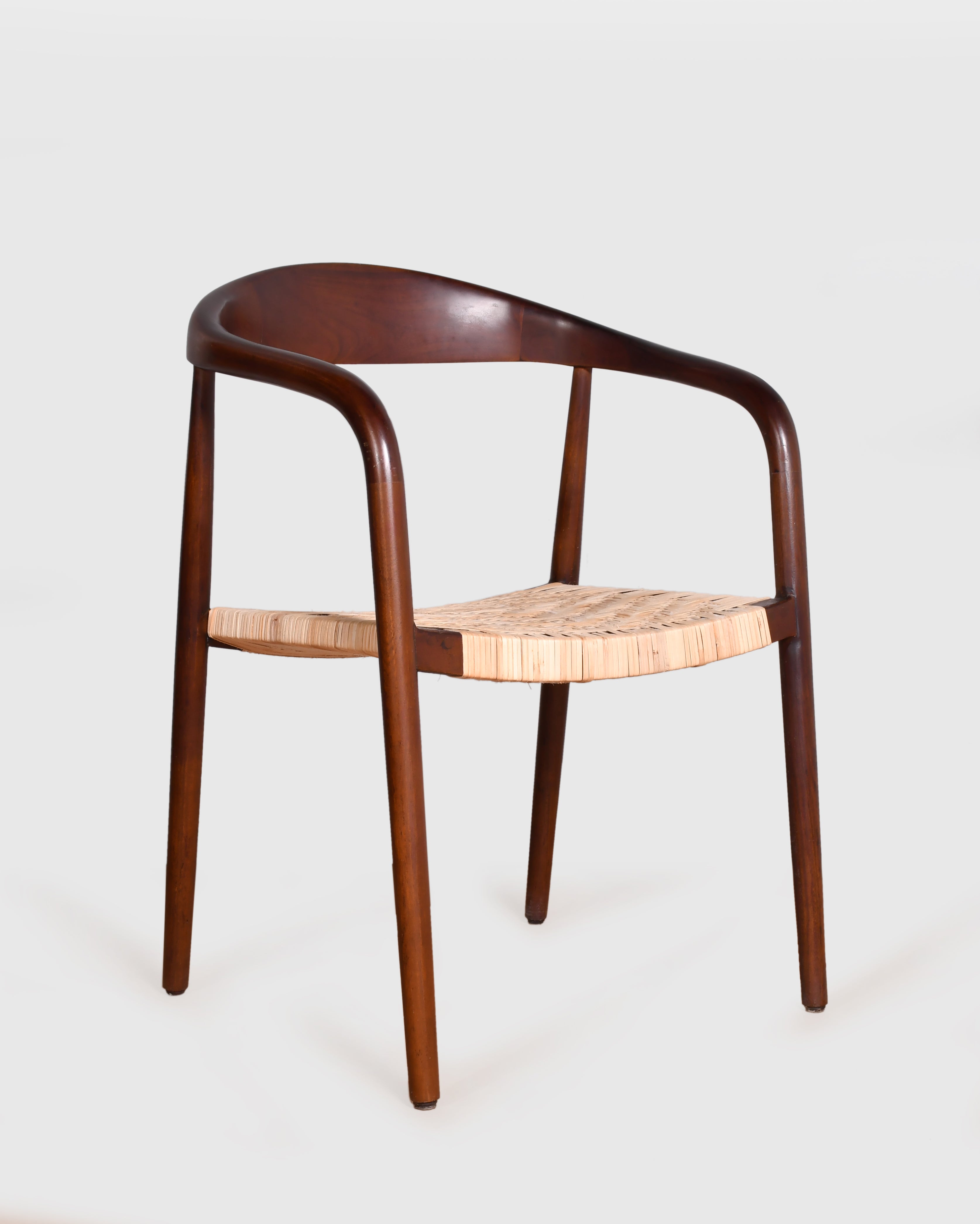 Arc Cane Weave Chair