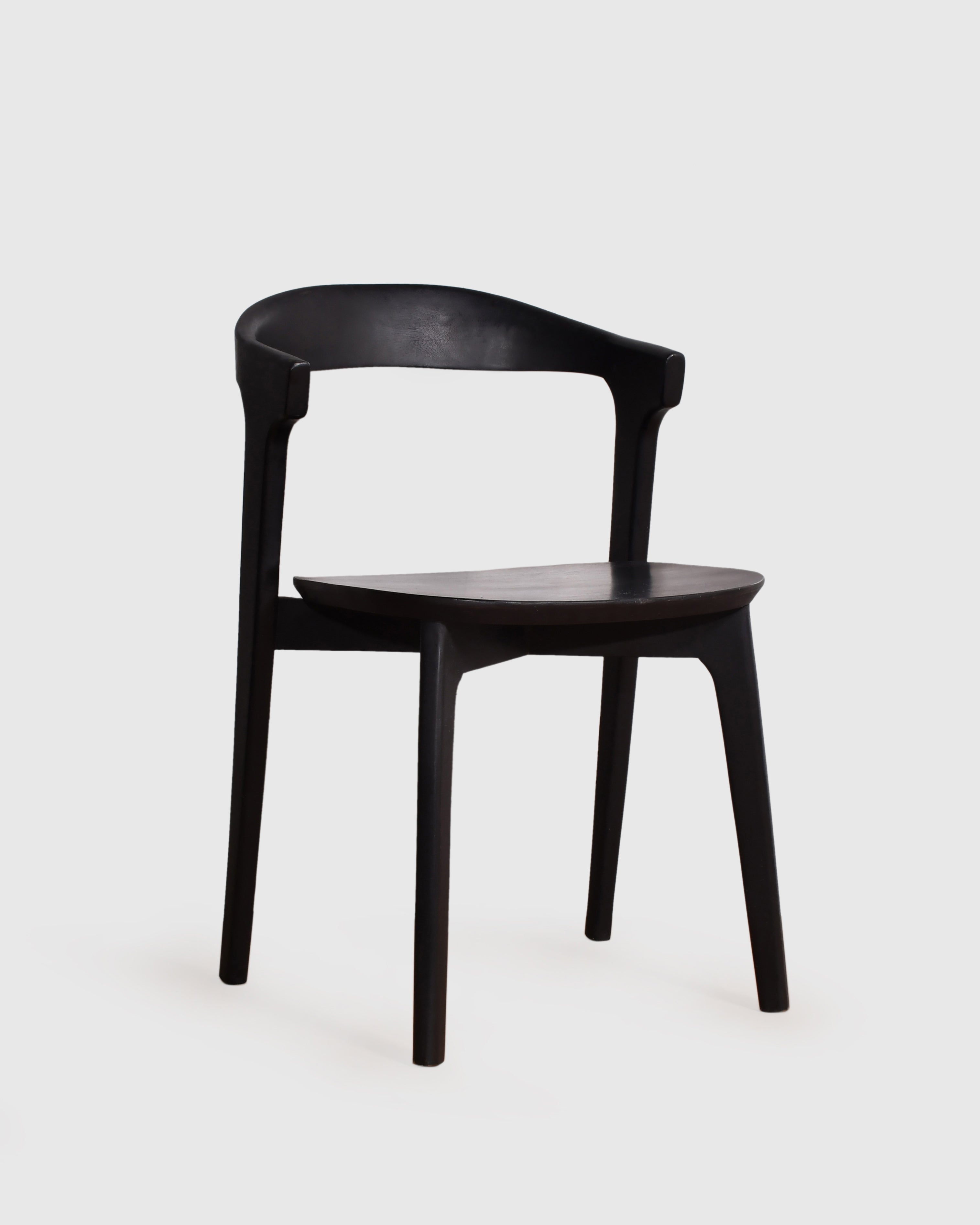 Noir Minimalist Armchair