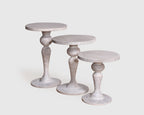 Verona Pedestal Side Table