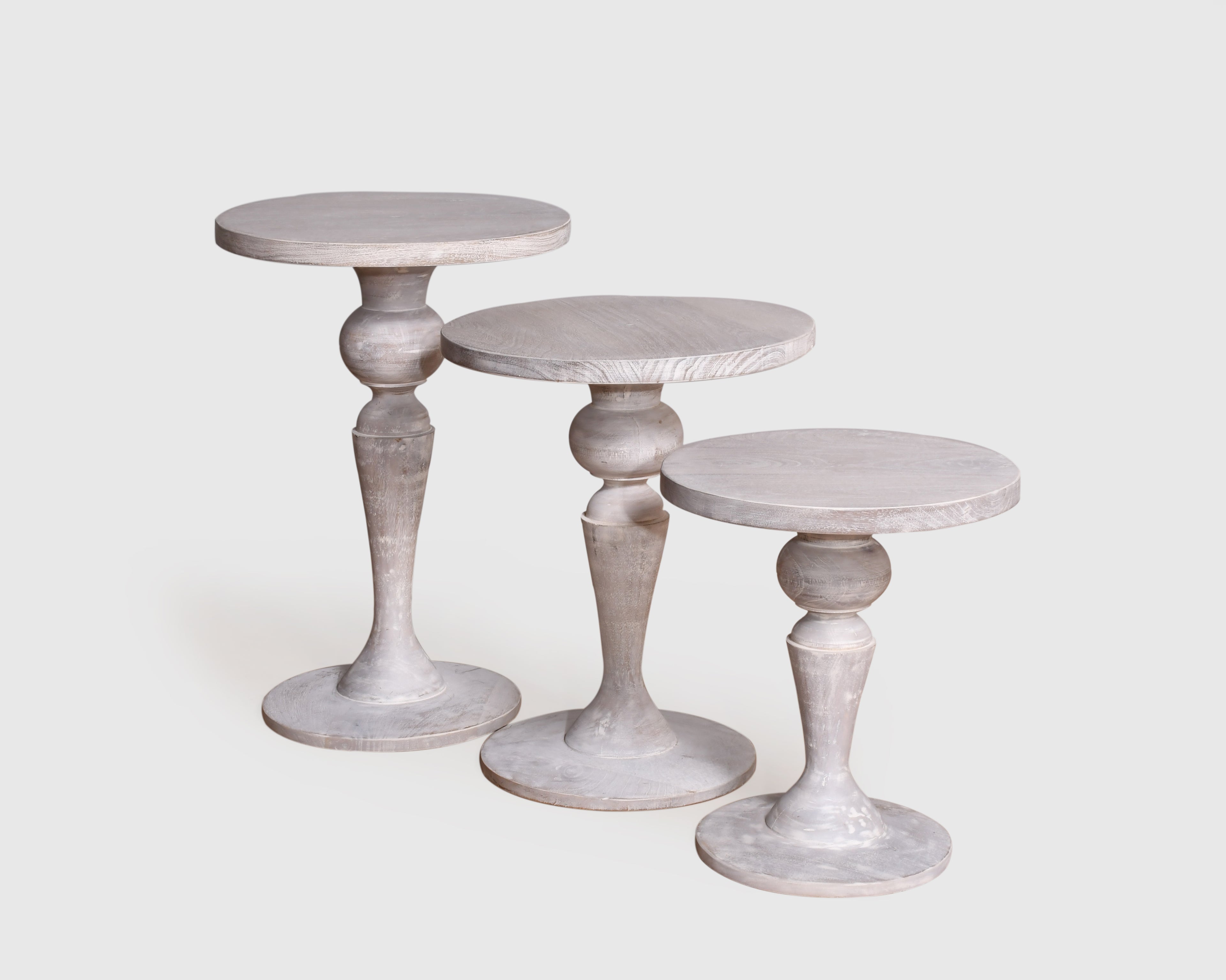 Verona Pedestal Side Table