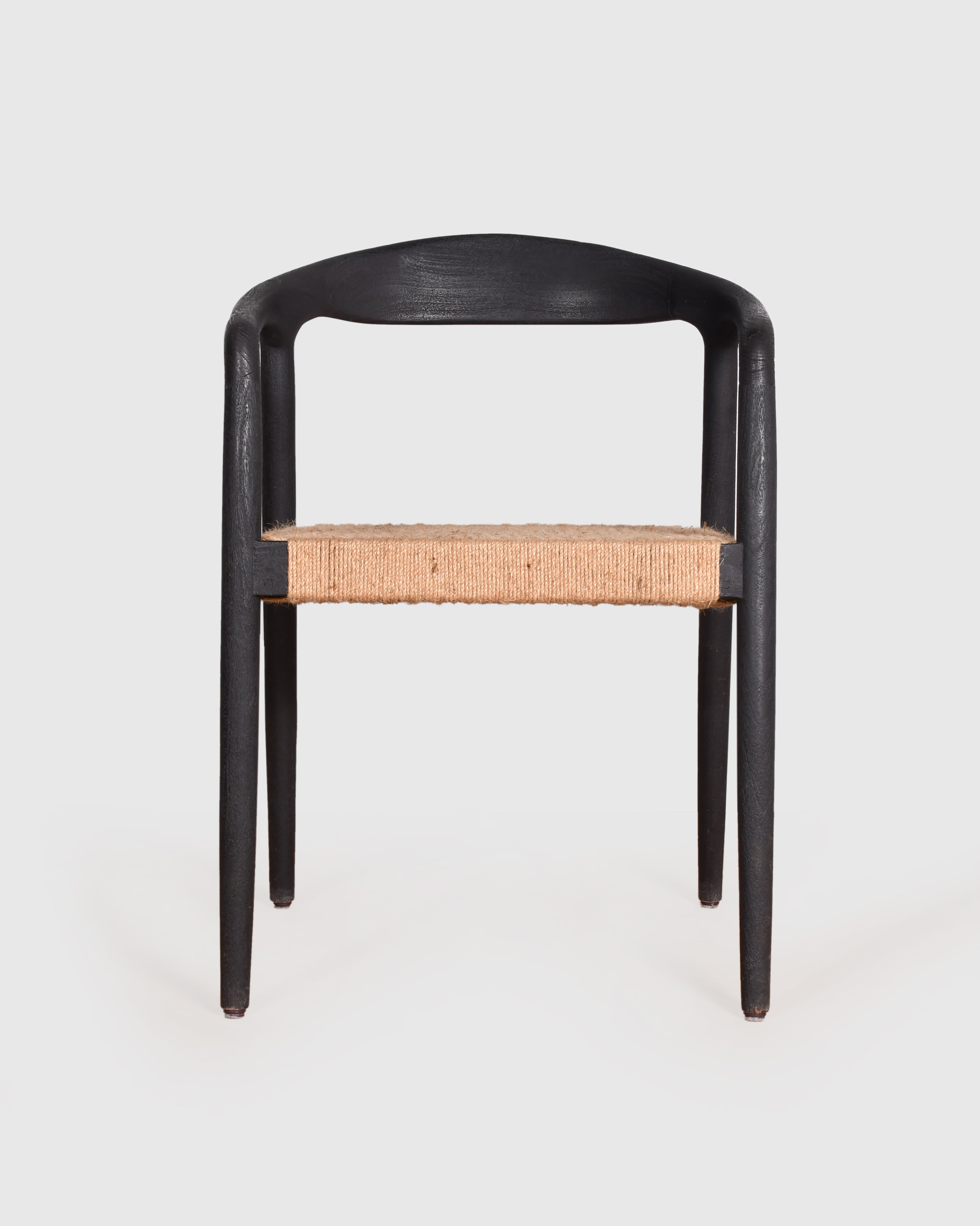 Ebony Woven Seat Chair