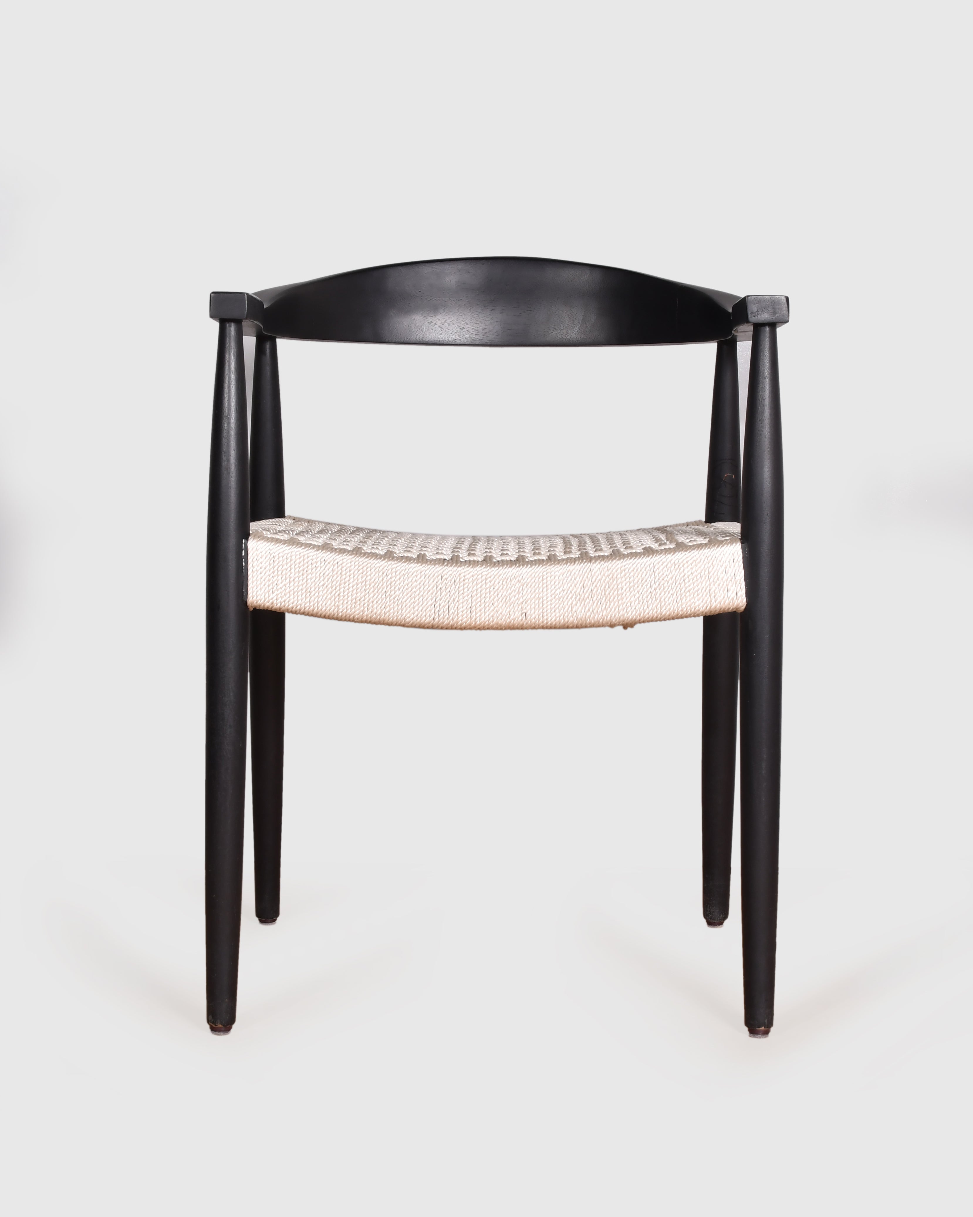 Noir Woven Seat Chair