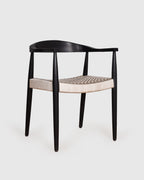 Noir Woven Seat Chair