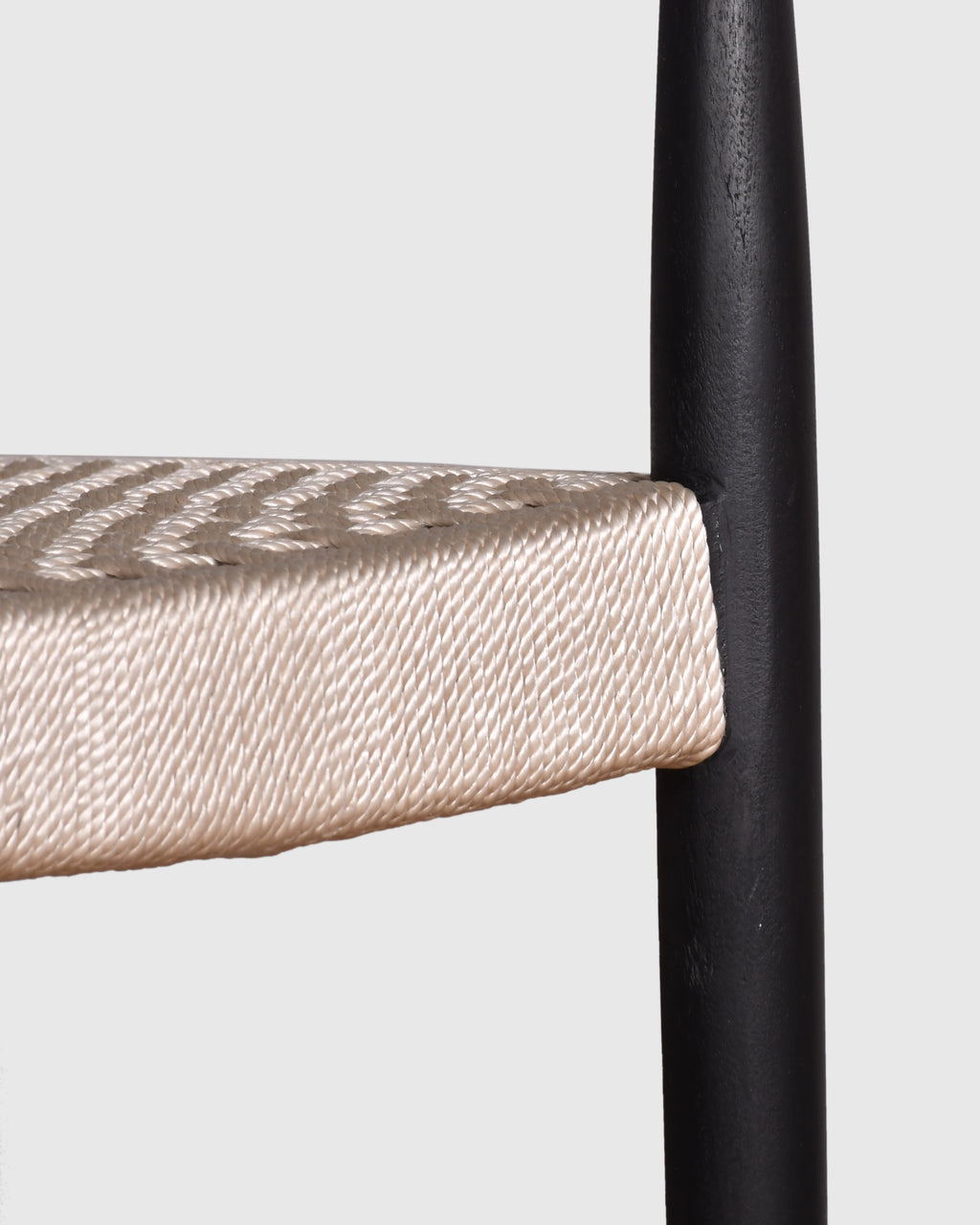 Noir Woven Seat Chair