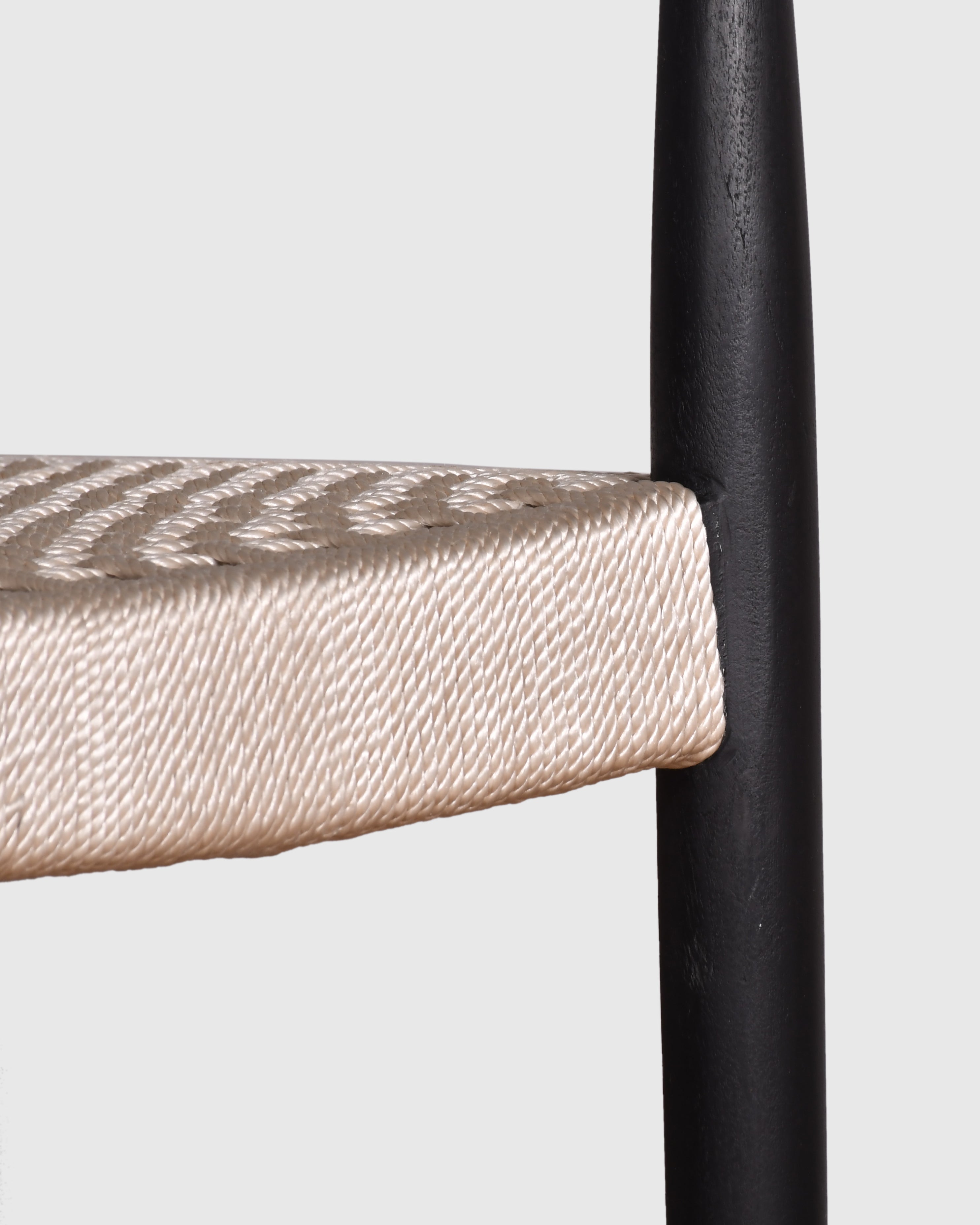 Noir Woven Seat Chair