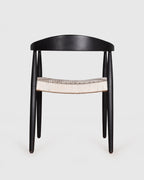Noir Woven Seat Chair