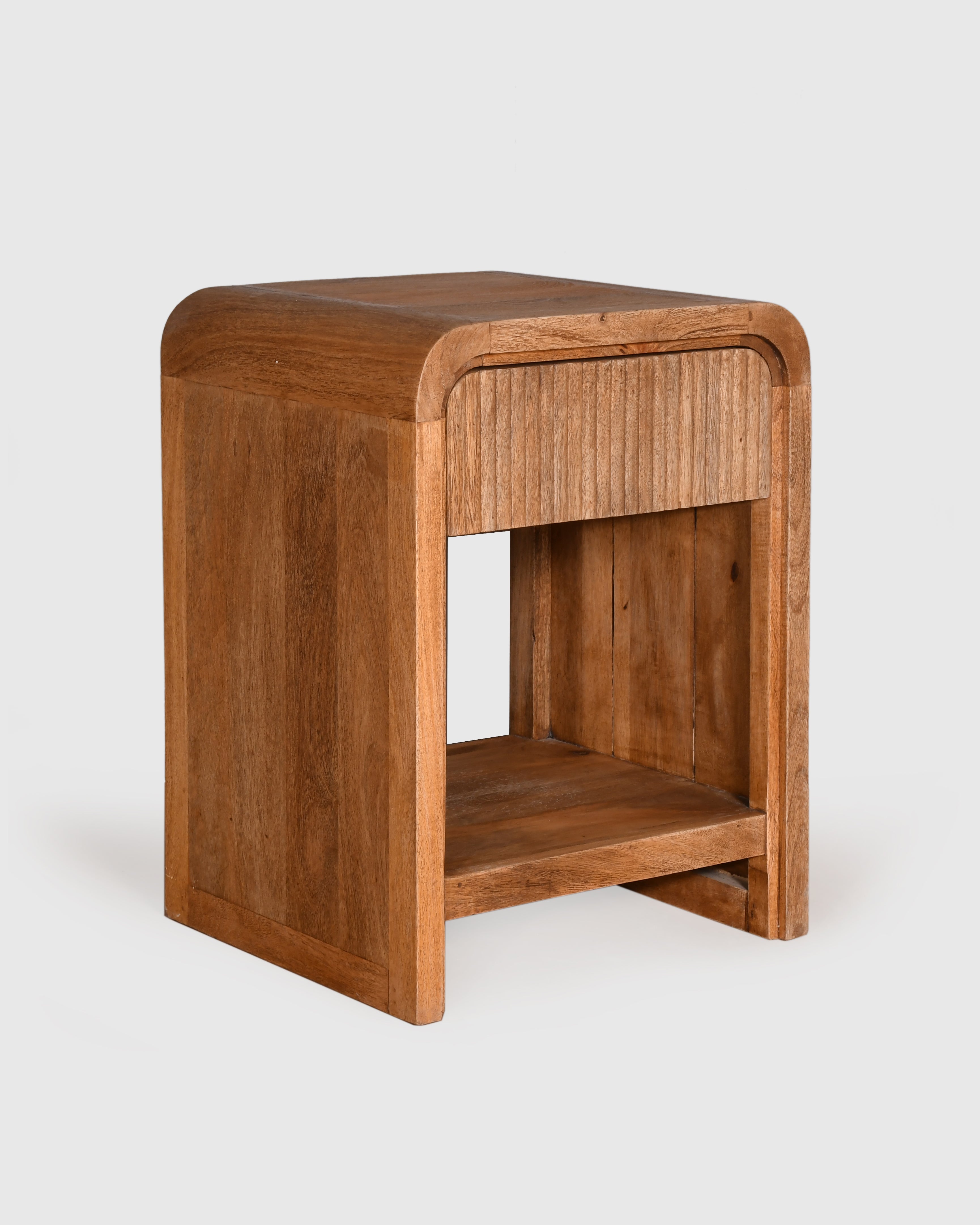Orla Fluted Bedside Table
