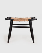 Woven Seat Wooden Counter Stool