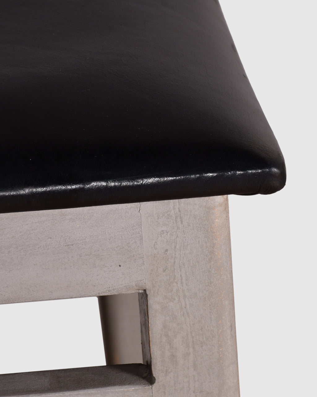 Upholstered Seat Wooden Bar Stool