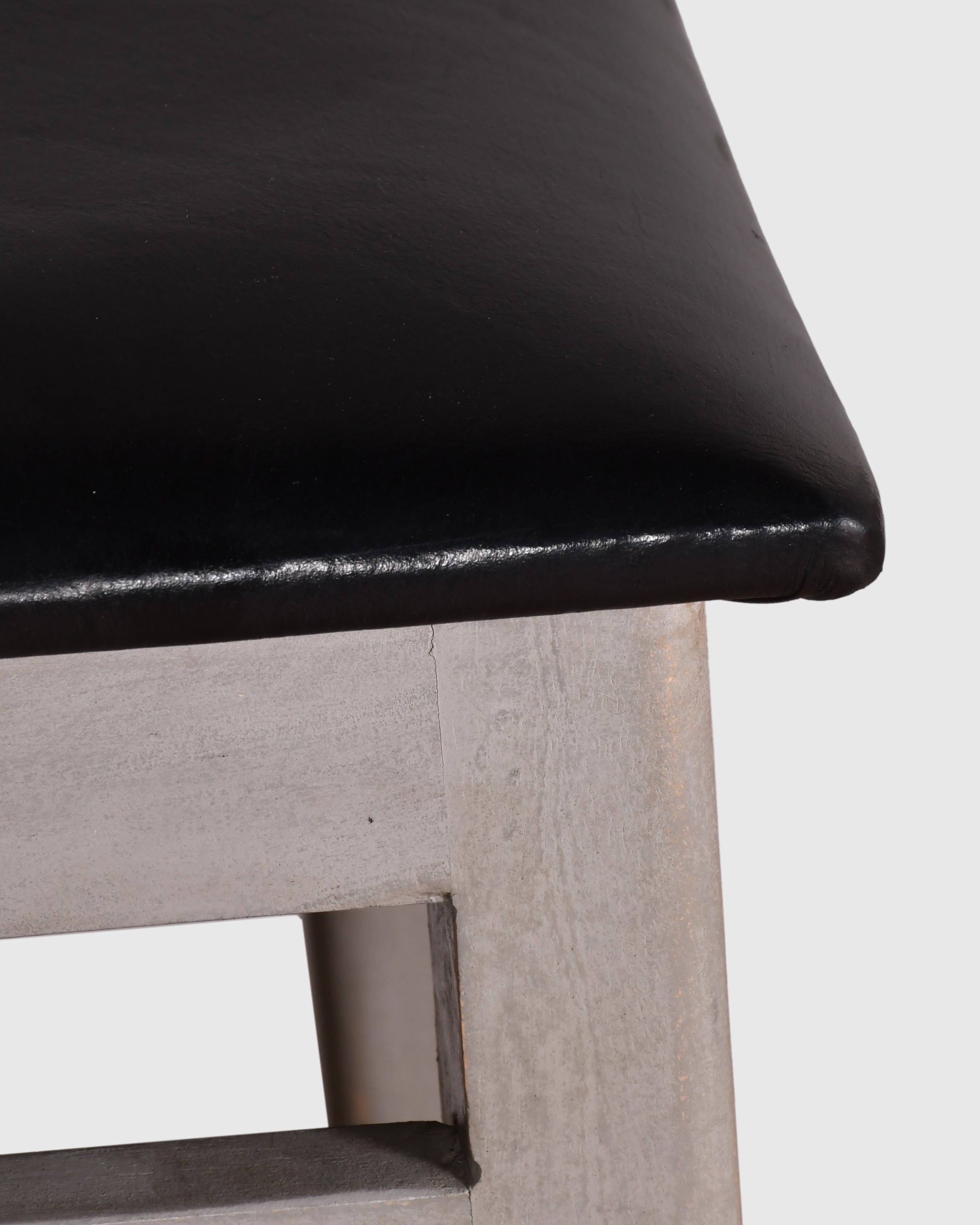 Upholstered Seat Wooden Bar Stool