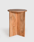 Kora Cross-Base Side Table
