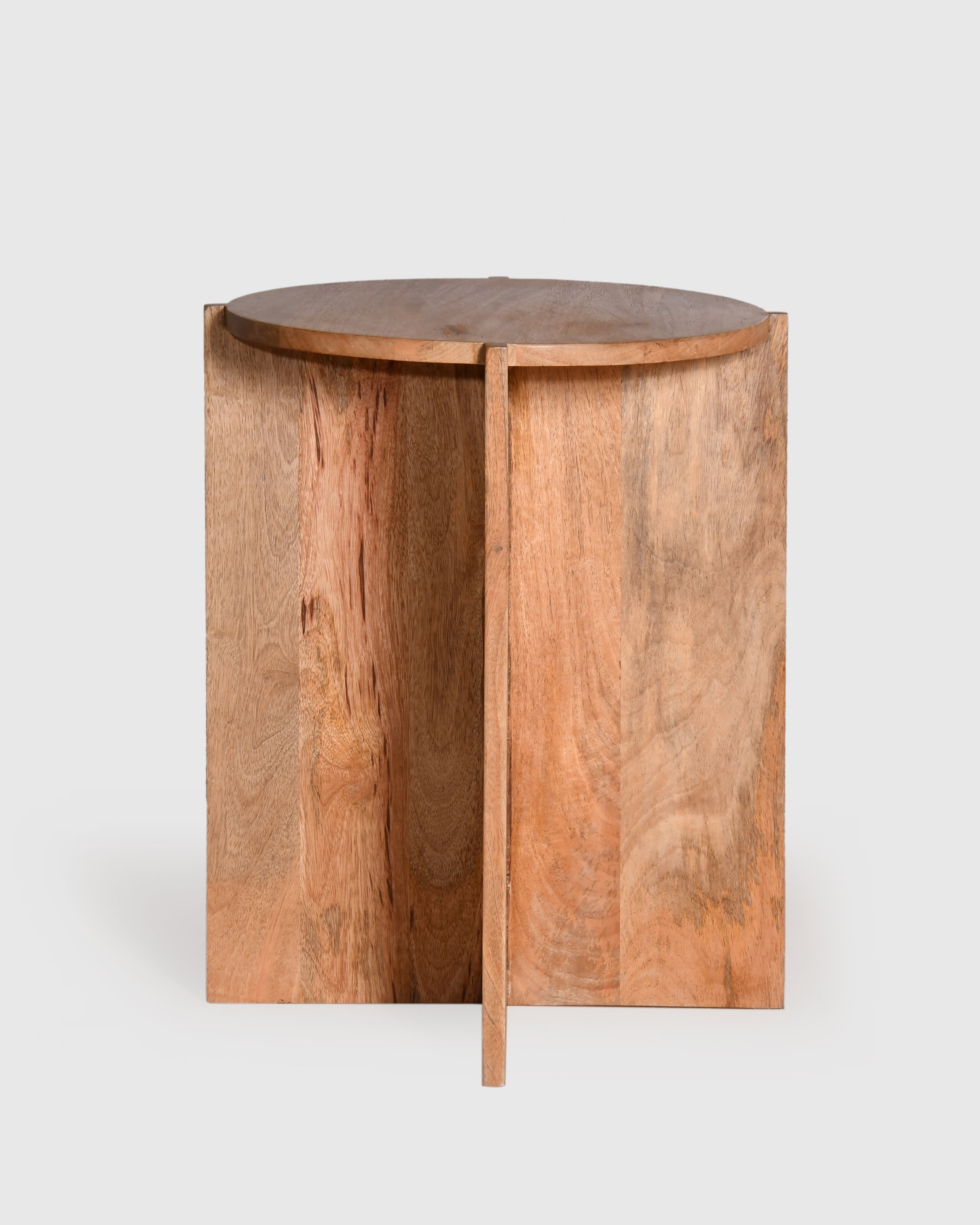 Kora Cross-Base Side Table