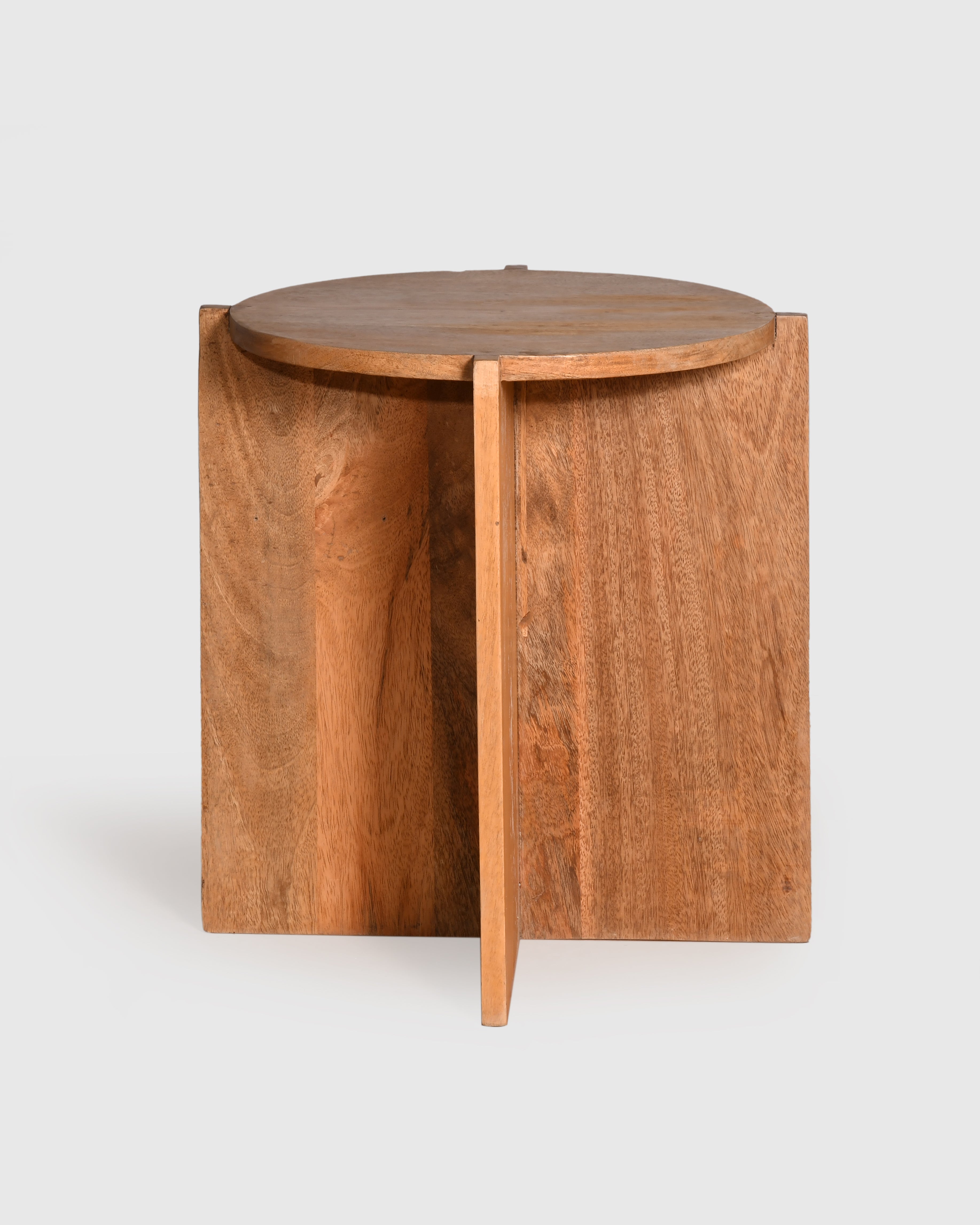 Kora Cross-Base Side Table