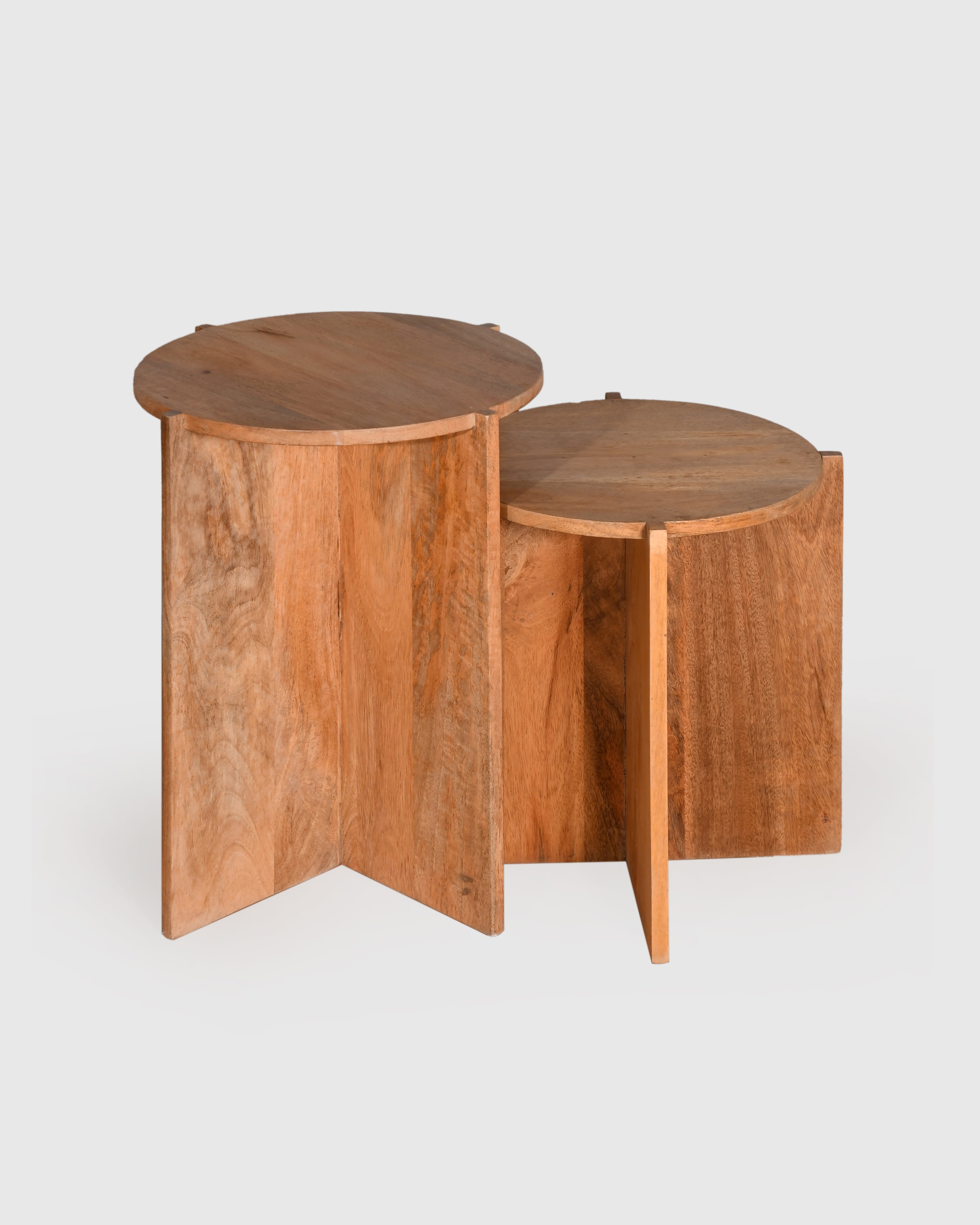 Kora Cross-Base Side Table