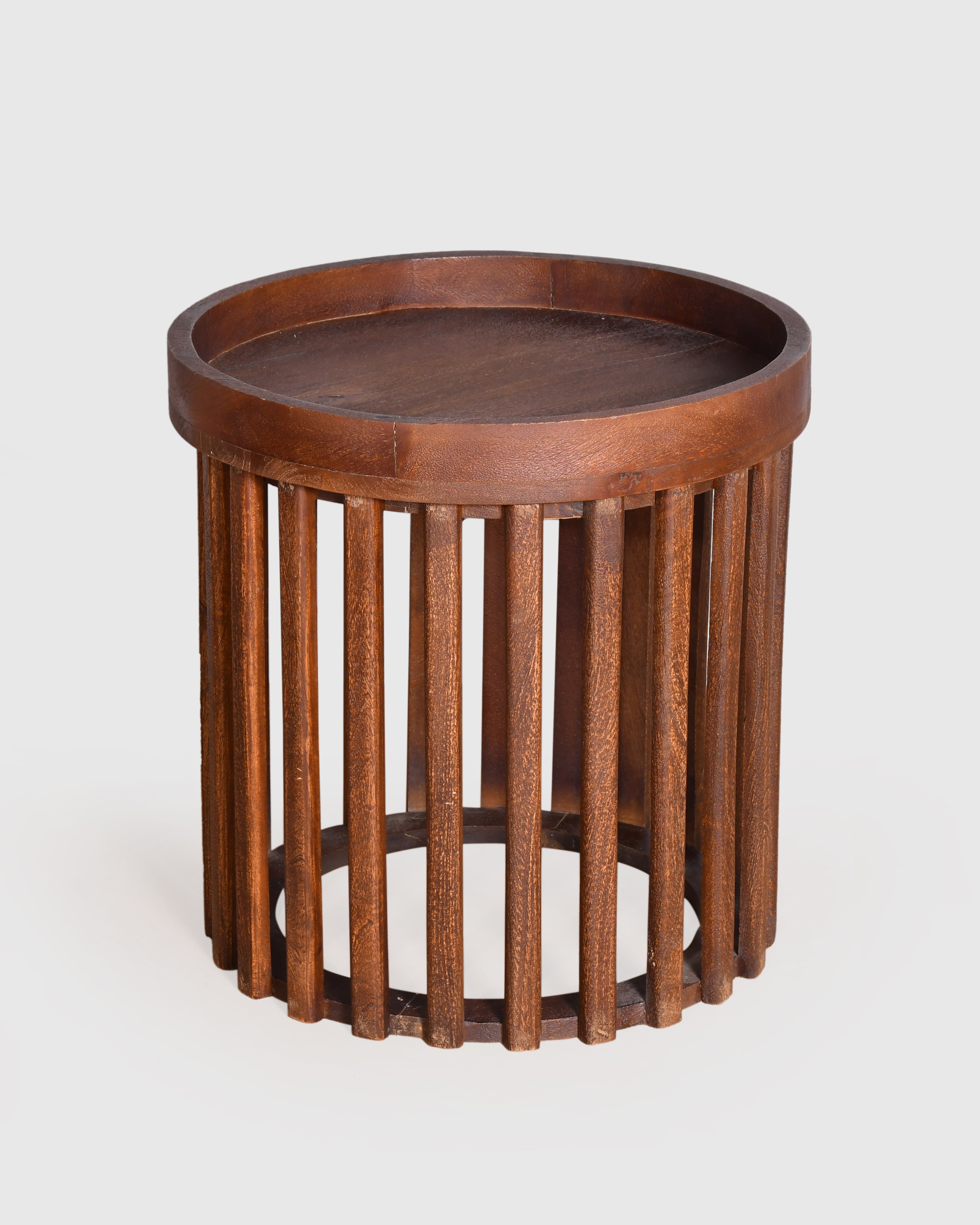 Riva Slatted Side Table