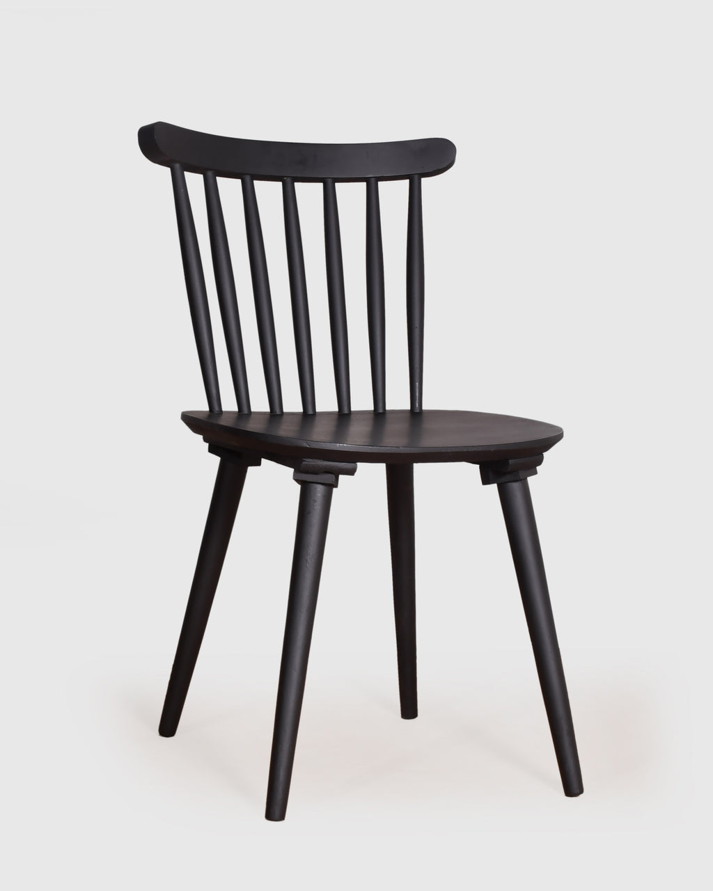 Ebony Spindle Back Chair