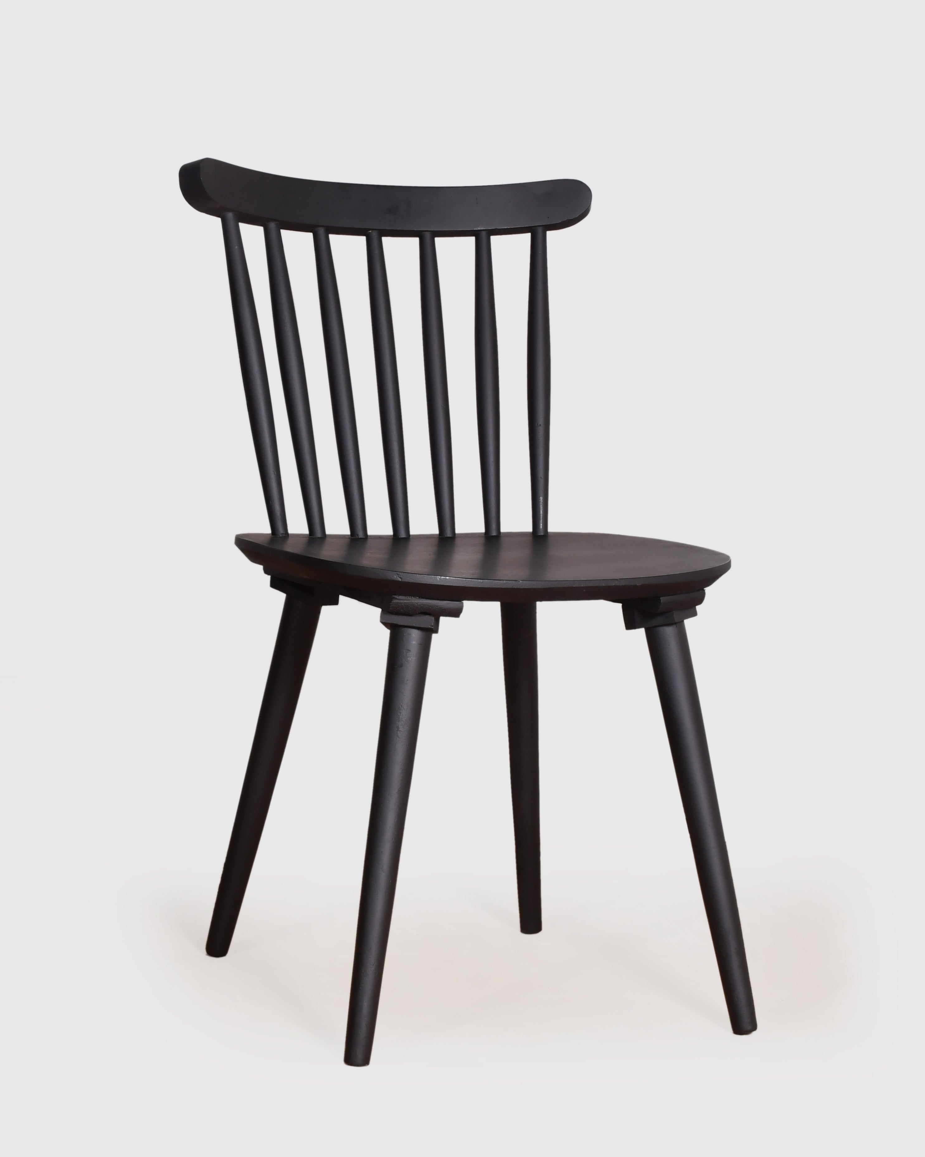 Ebony Spindle Back Chair
