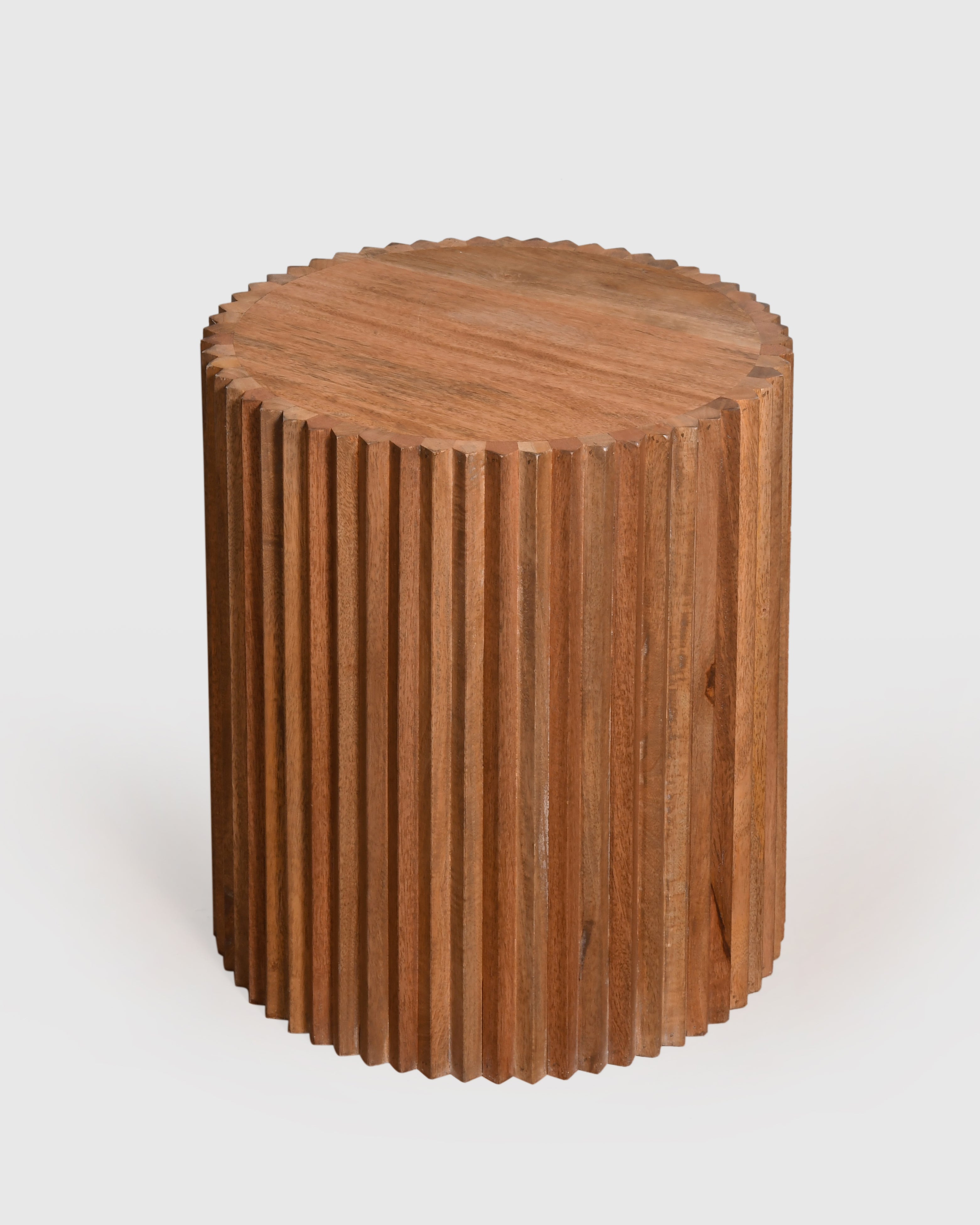 Alto Fluted Drum Table