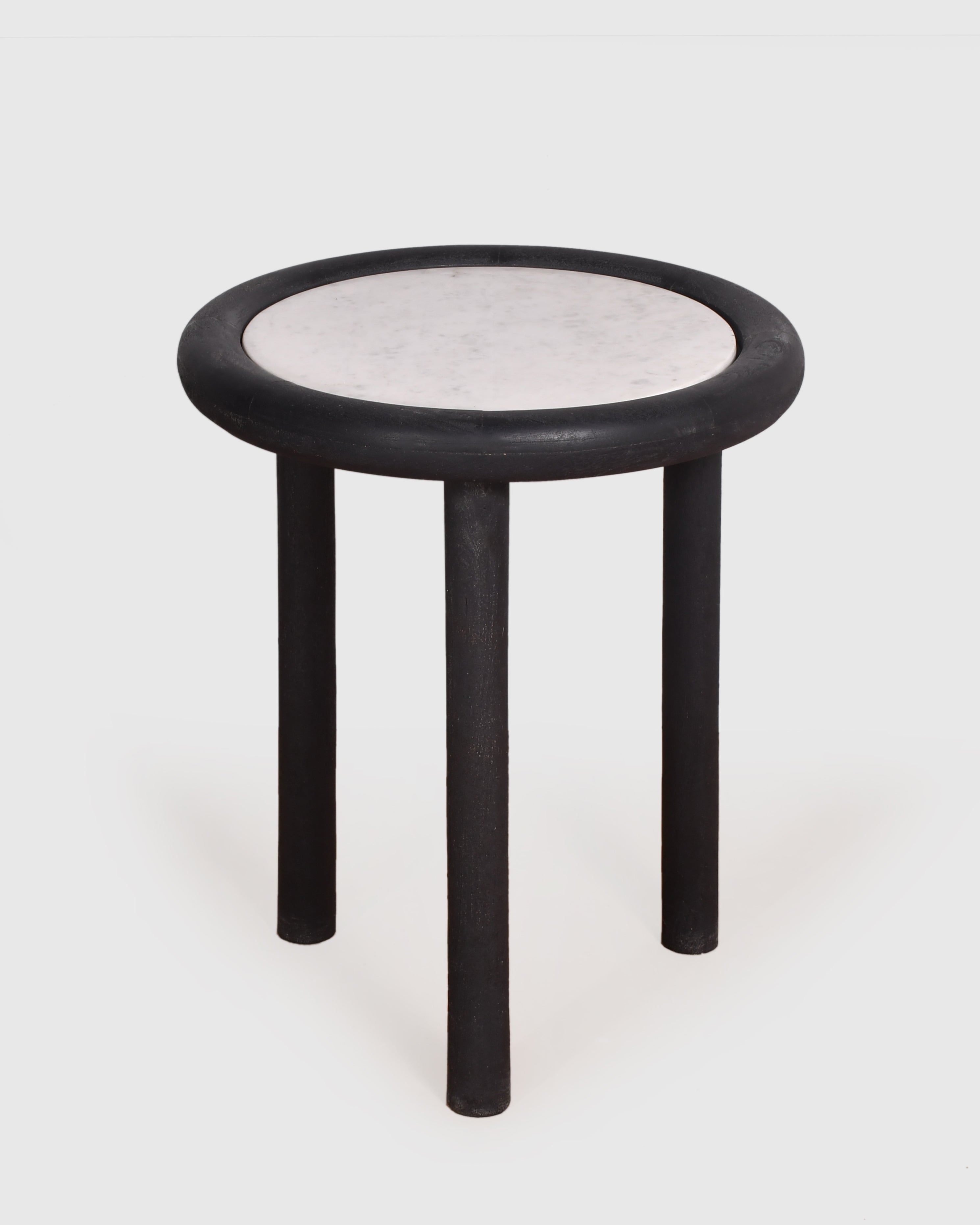 Elara Marble-Top Side Table
