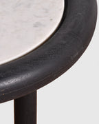 Elara Marble-Top Side Table