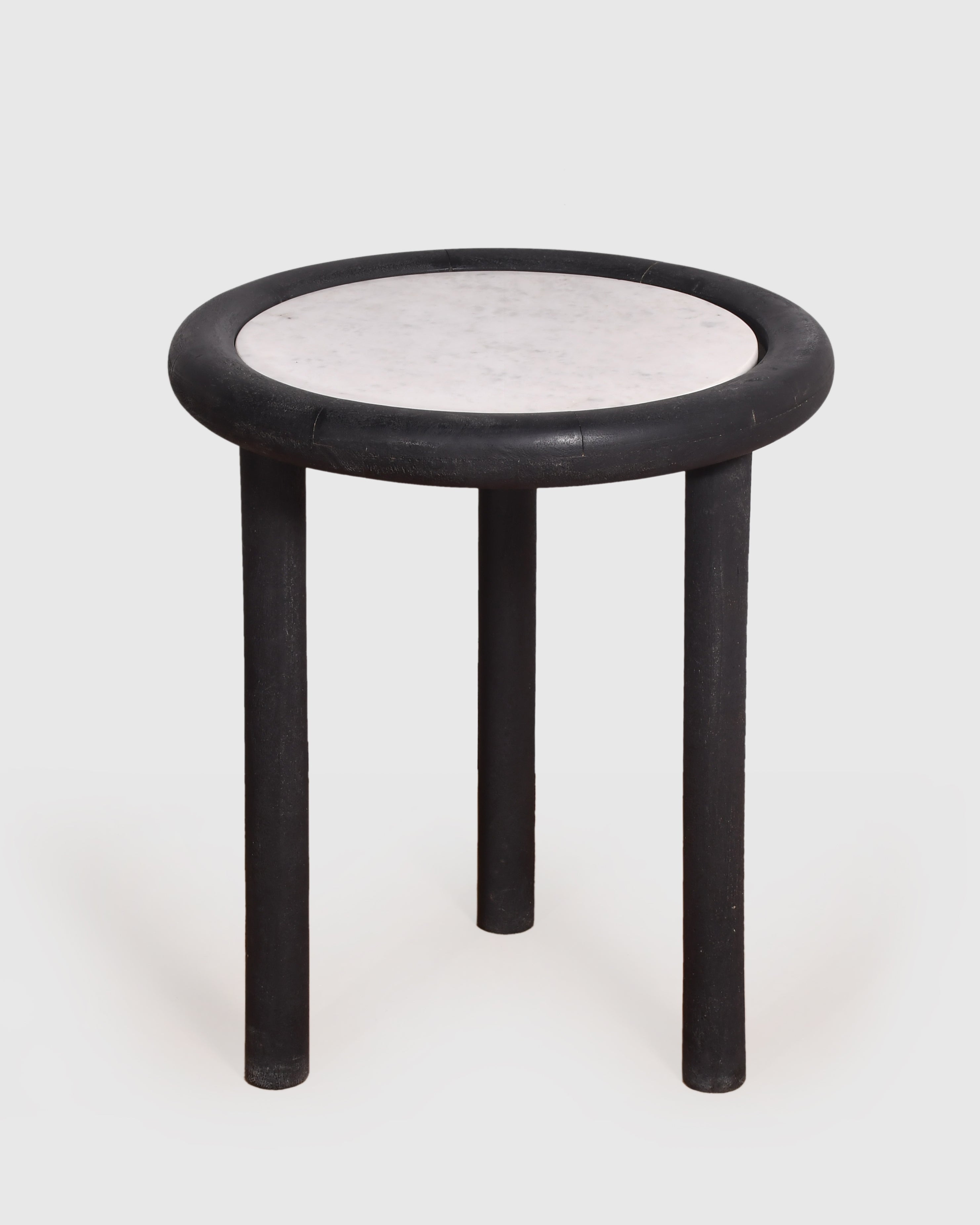 Elara Marble-Top Side Table