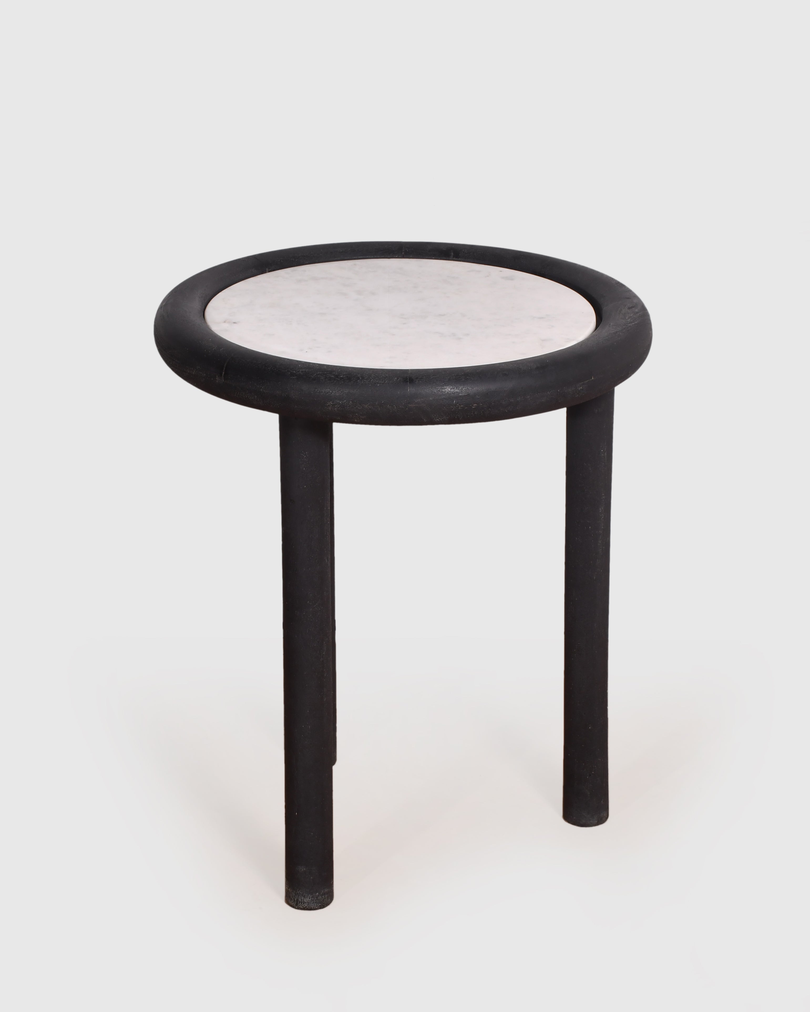 Elara Marble-Top Side Table