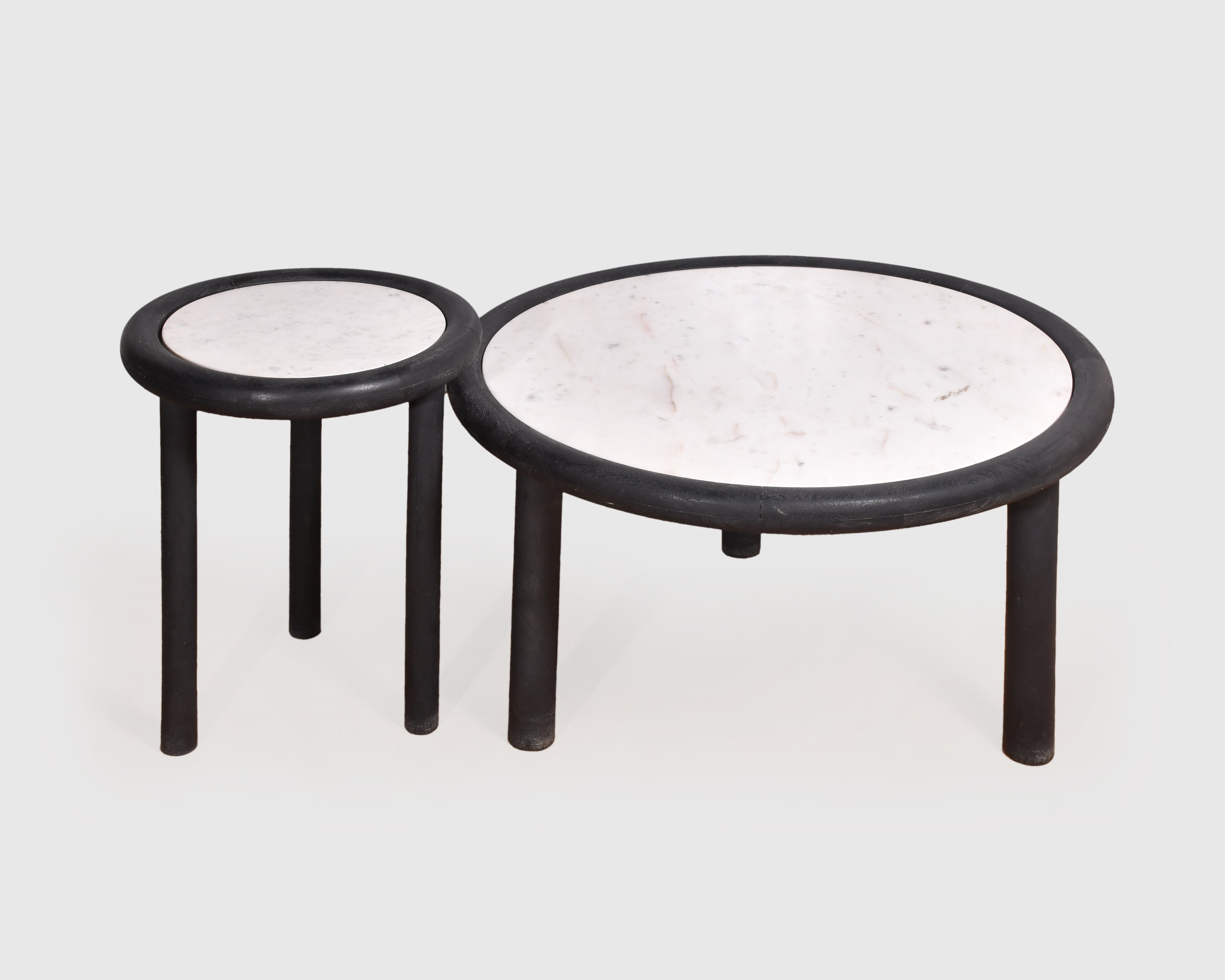 Elara Noir Marble SideTable