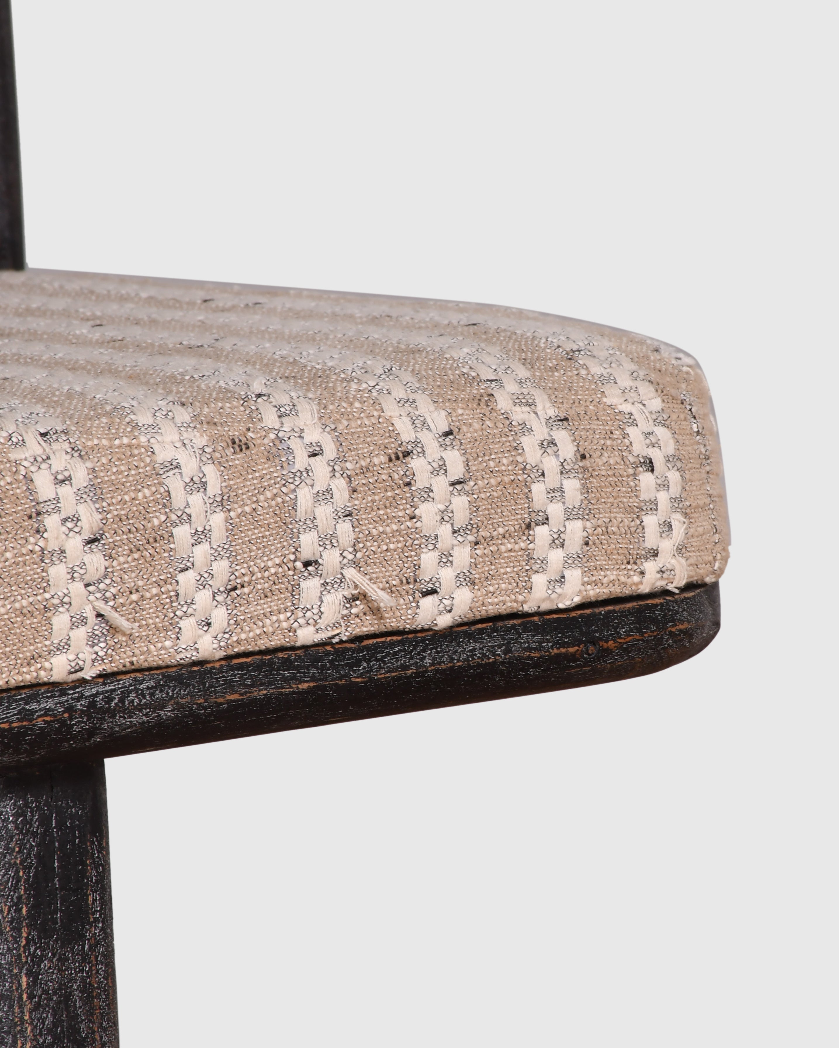 Contemporary Striped Two-Seater Sofa
