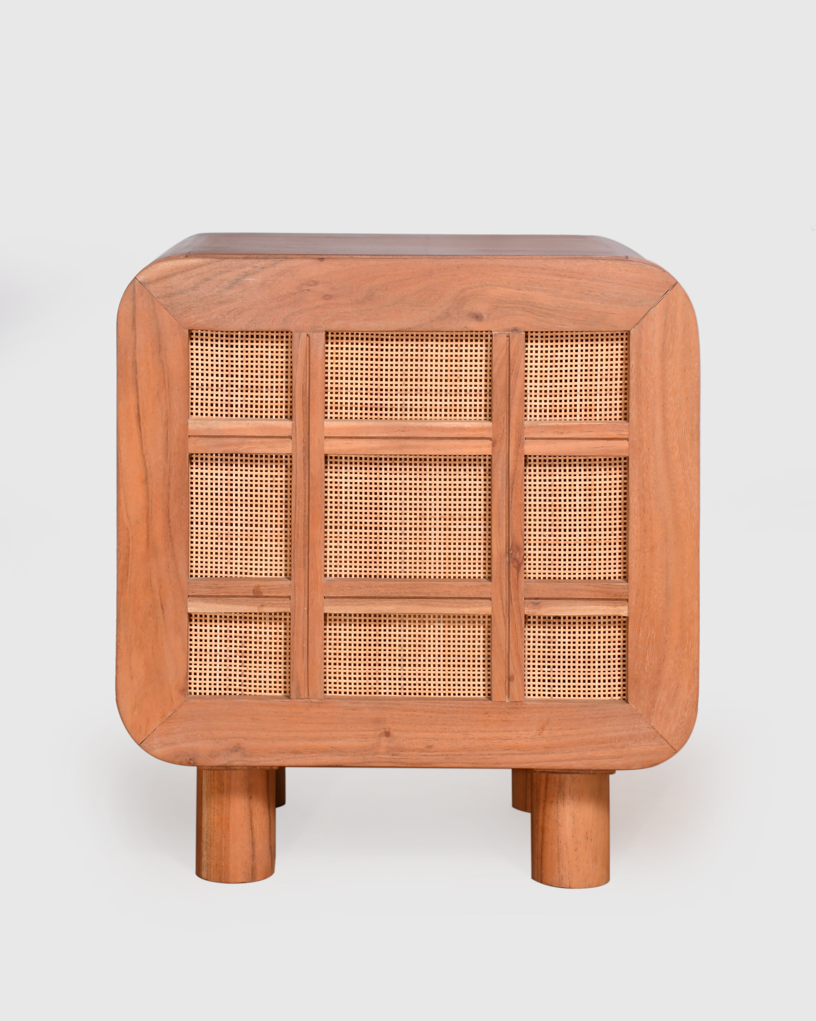 Sora Cane Bedside Table
