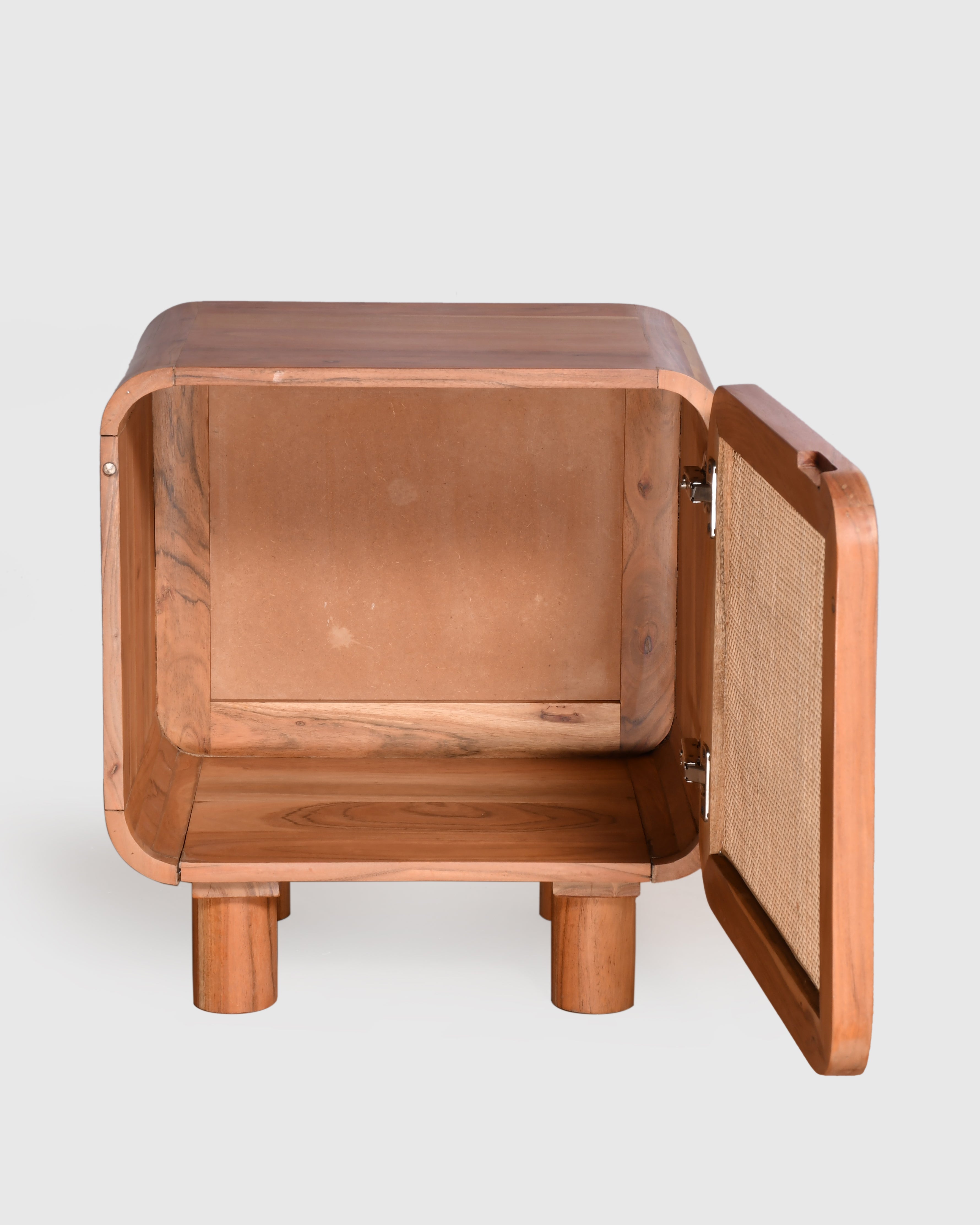 Sora Cane Bedside Table