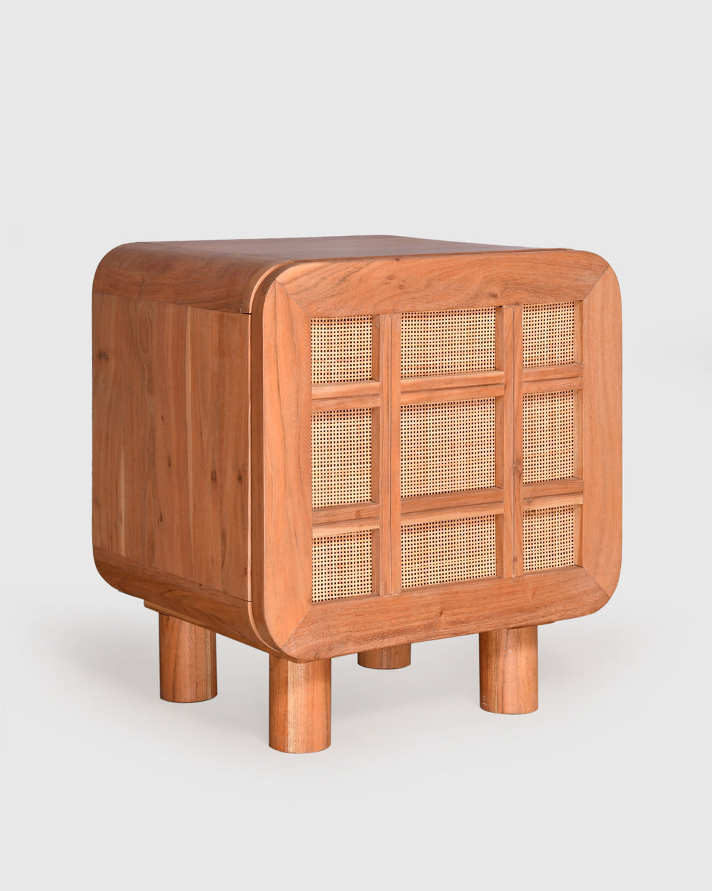 Sora Cane Bedside Table