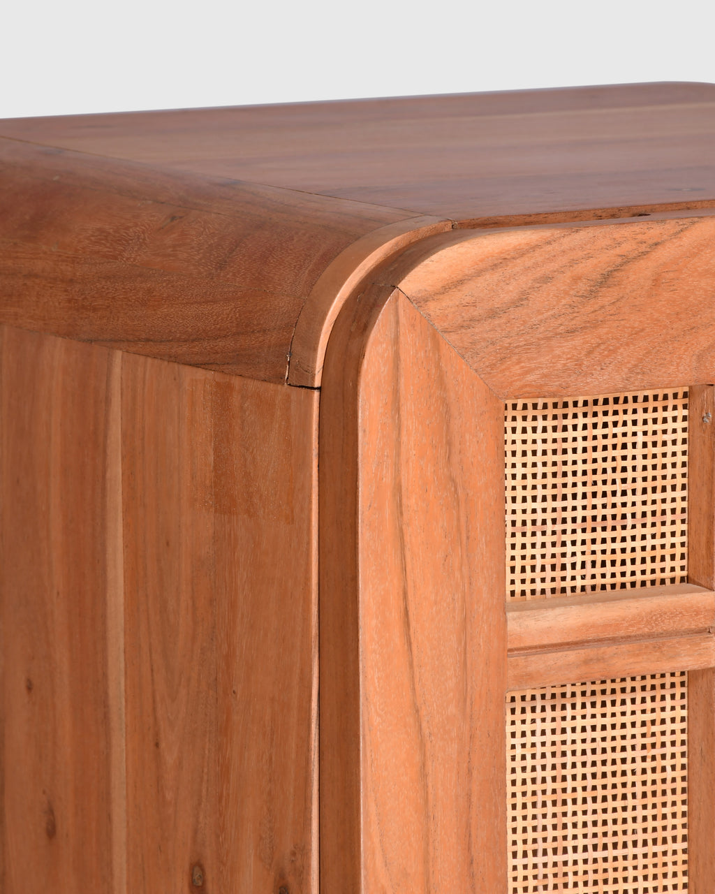 Sora Cane Bedside Table