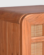 Sora Cane Bedside Table