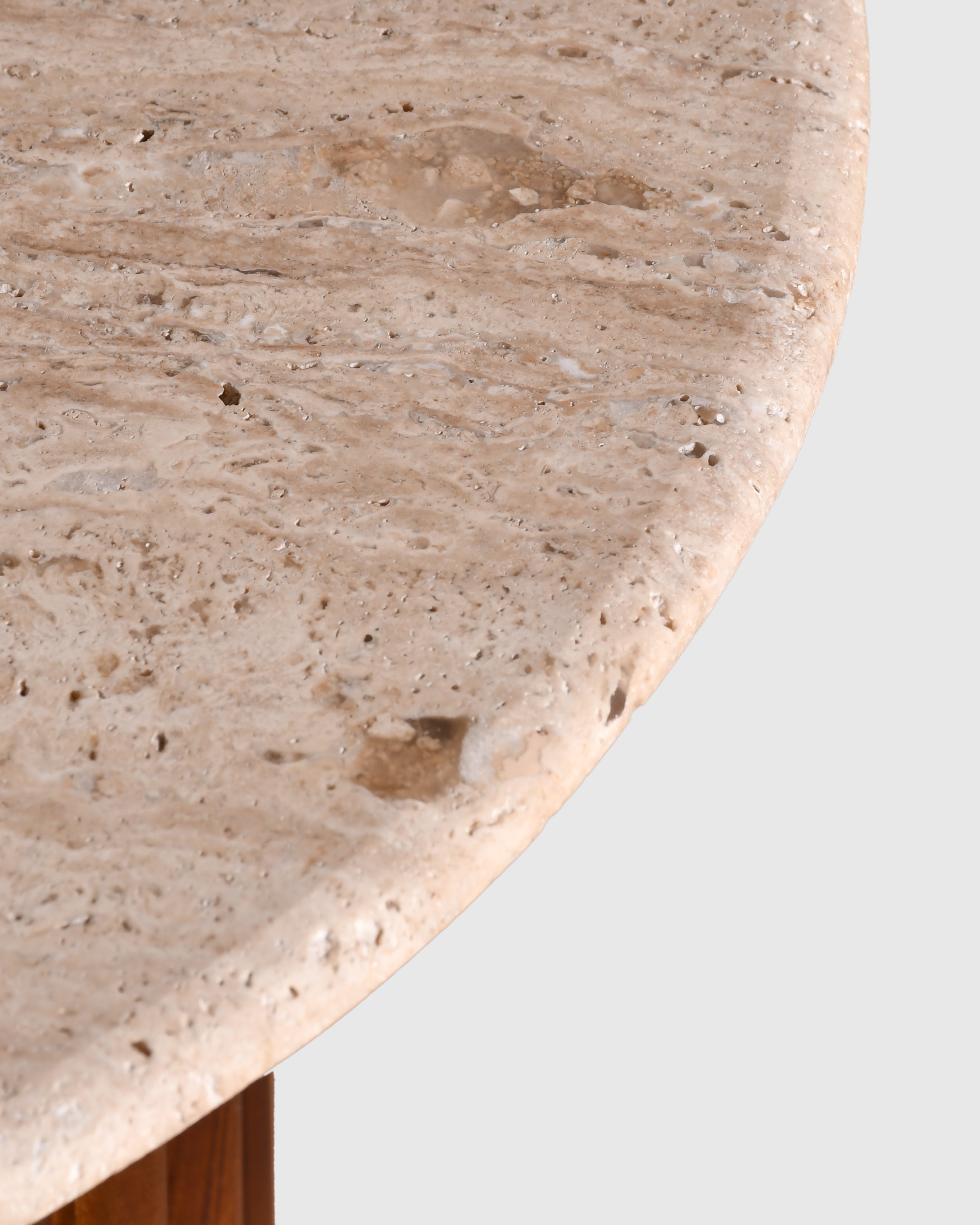 Aureon Fluted Stone-Top Table